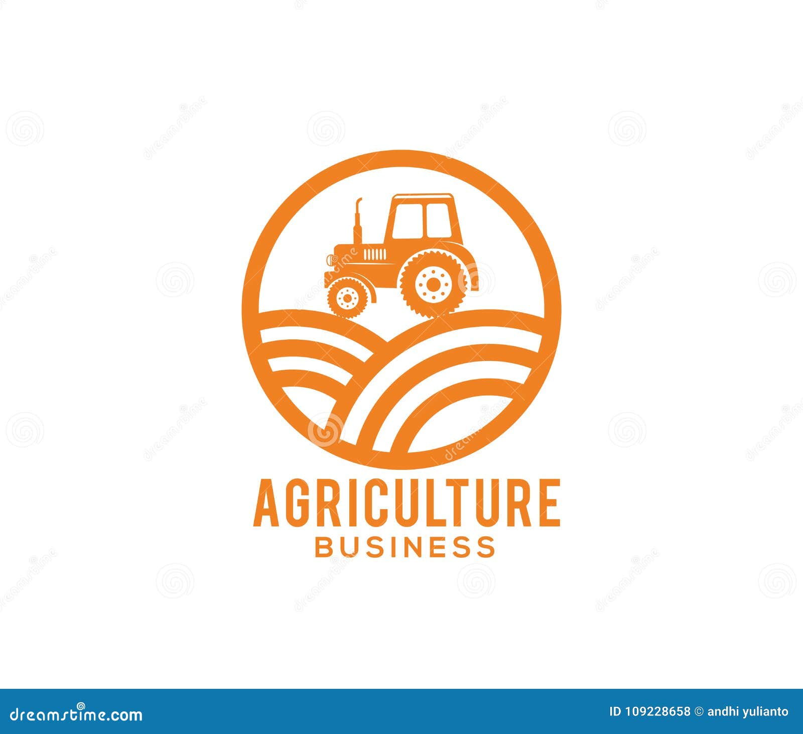 Vector Logo Design and Illustration of Agriculture Business, Company ...