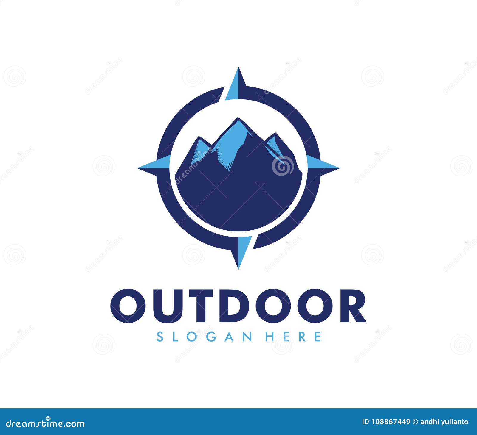 Vector Logo Design Illustration for Travel Tour Agency, Location ...