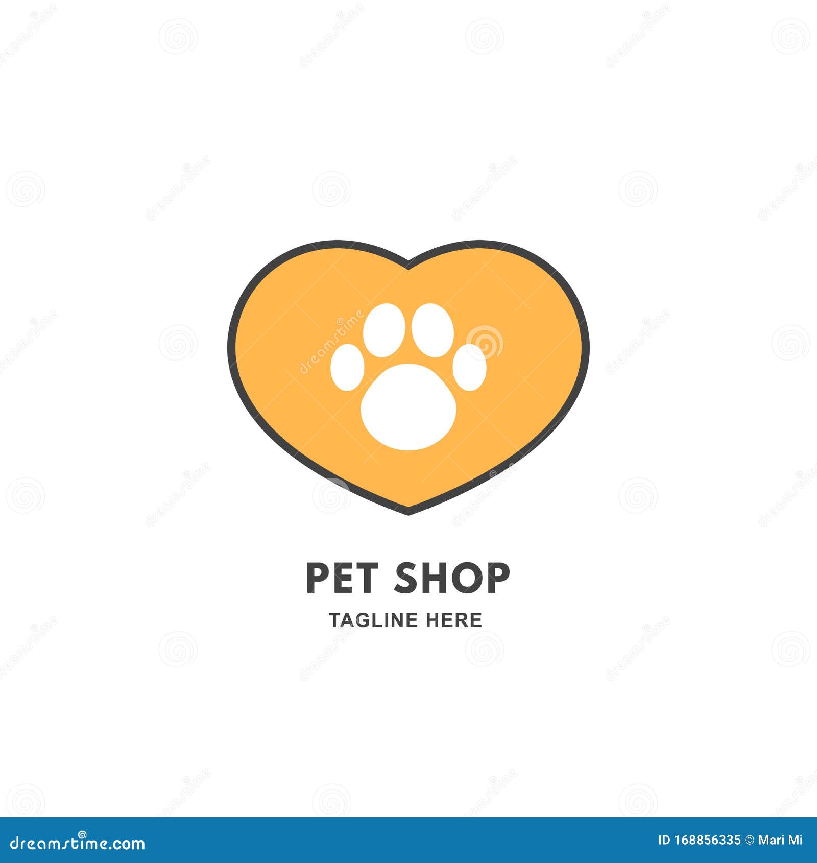 Download Pet Shop Vector Logo, Veterinary Clinics, Animal Feed And Homeless Animals Shelters. Stock ...