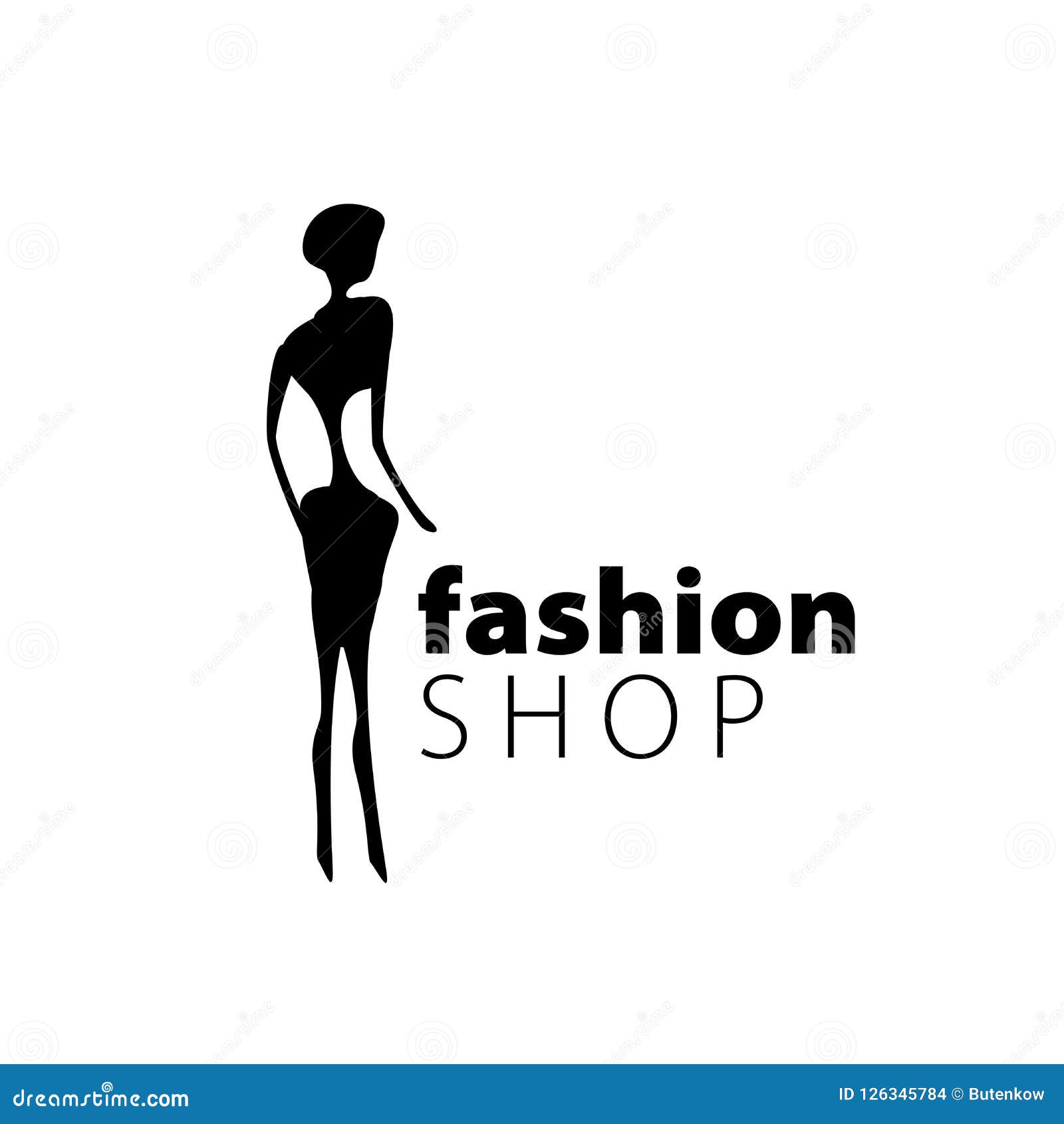 Vector logo girls stock vector. Illustration of clothing - 126345784