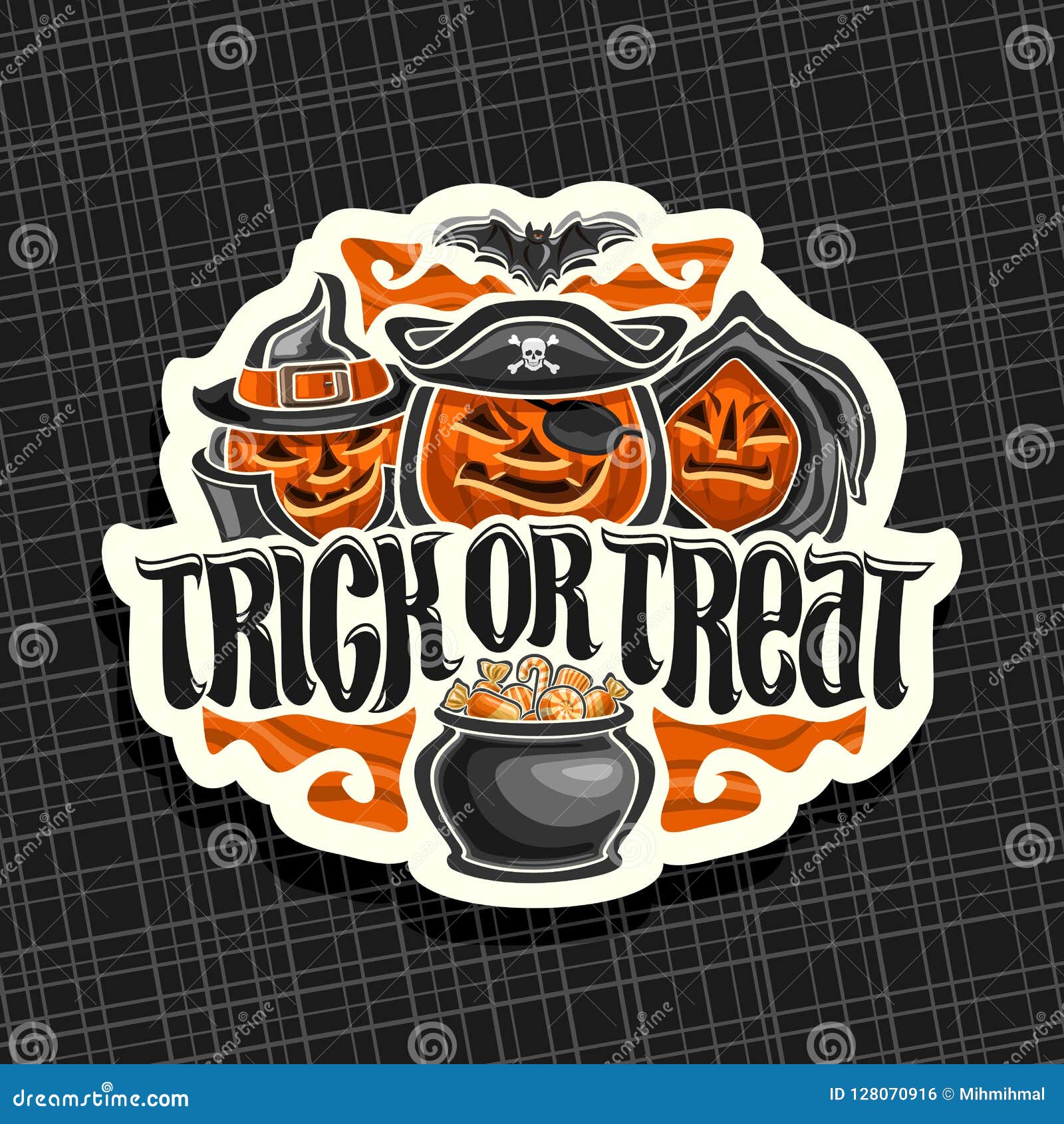 Download Vector logo for Halloween stock vector. Illustration of ...