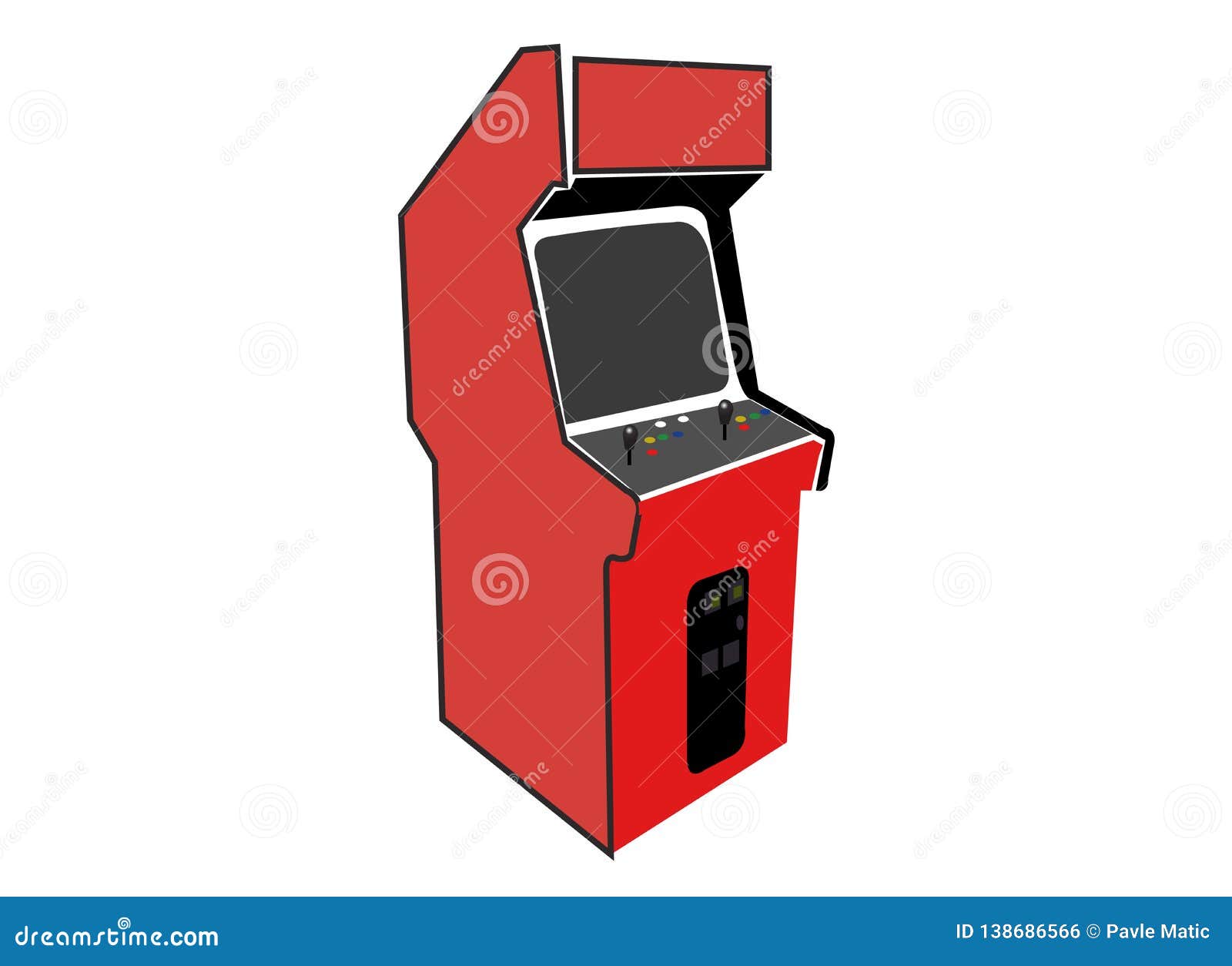 Vector Logo Icon Of An Arcade Gaming Machine Stock Vector Illustration Of Coin Entertainment 138686566