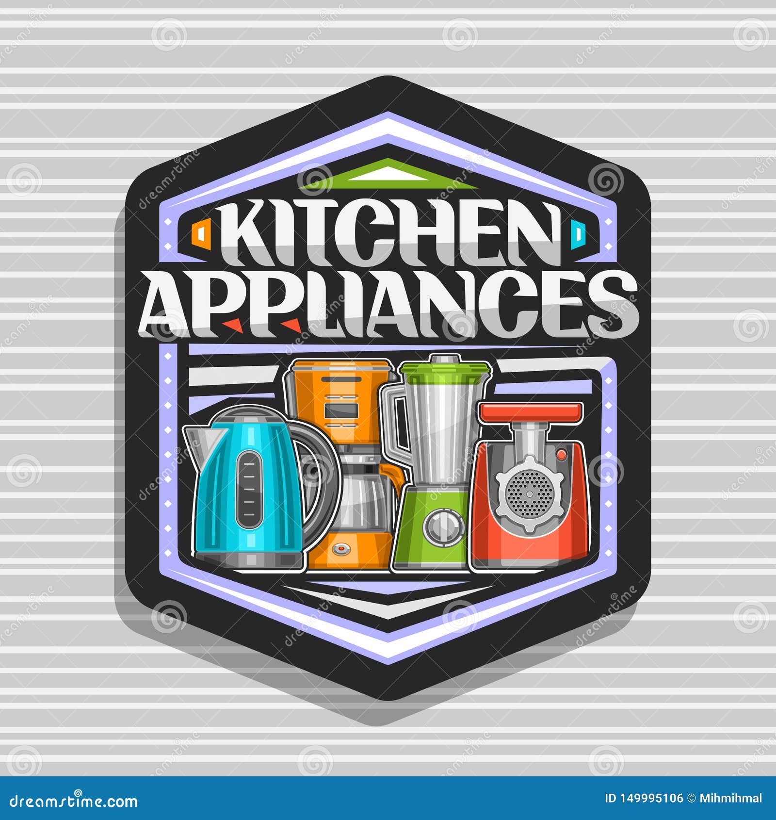 Vector Logo For Kitchen Appliances Stock Vector ...