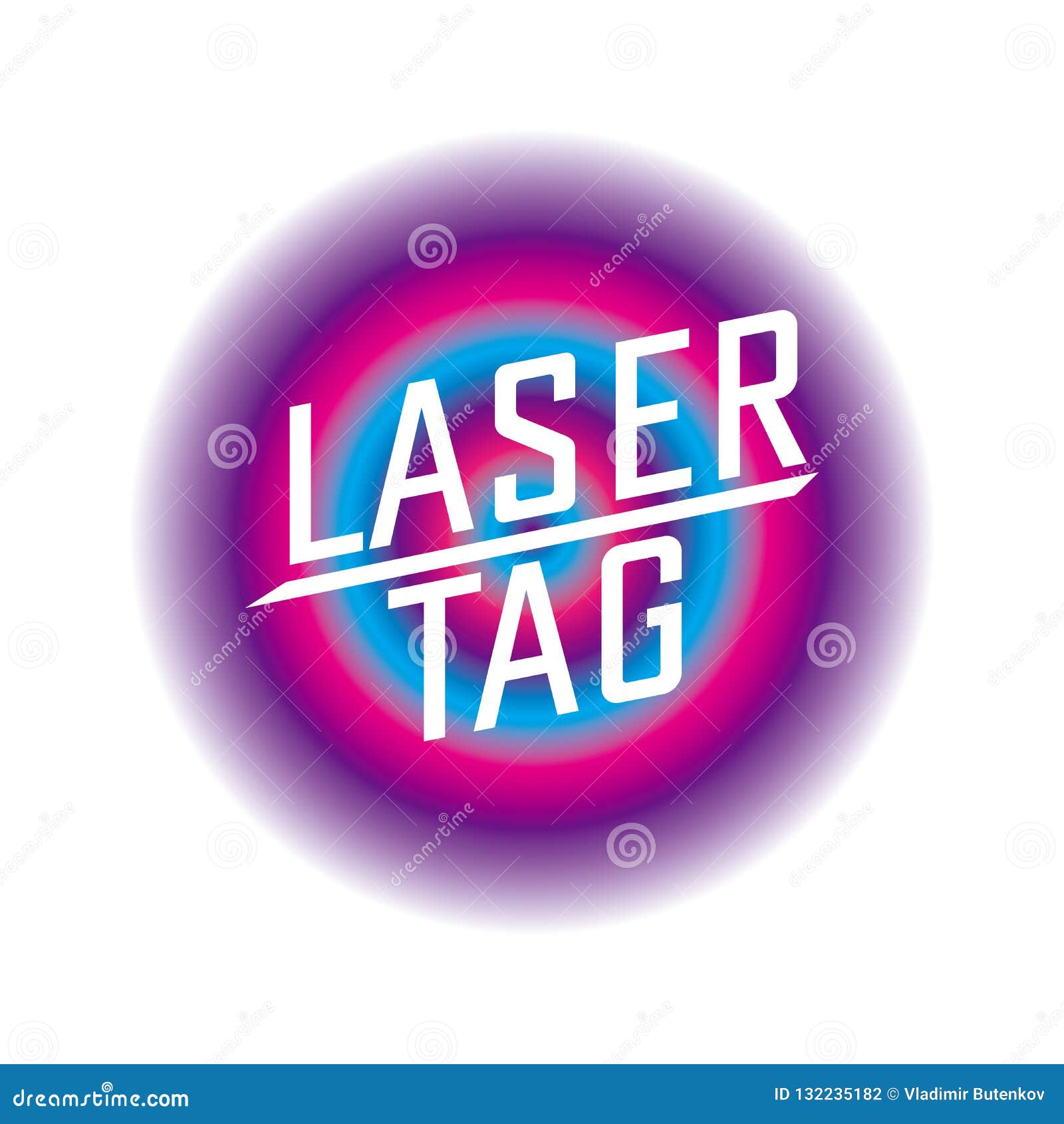 Laser tag game set banners Royalty Free Vector Image