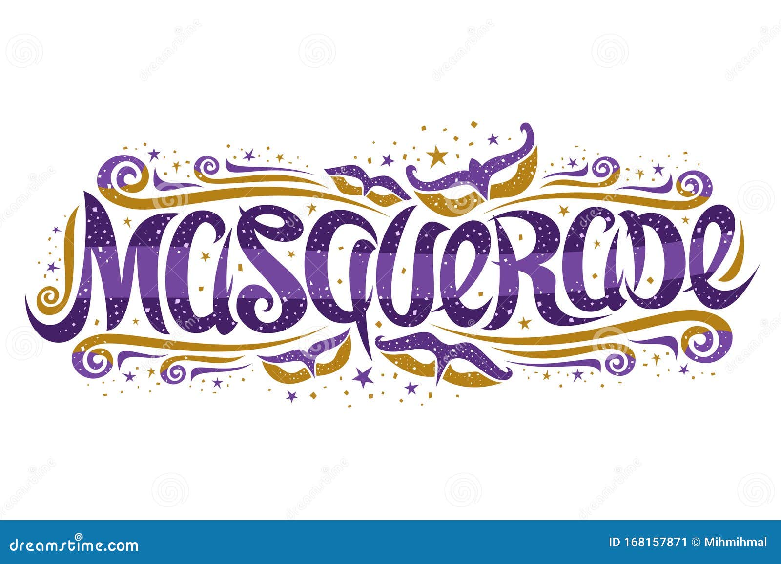 Vector logo for Masquerade 向量例证. 插画 包括有 看板卡, 幻想, 欢乐 168157871