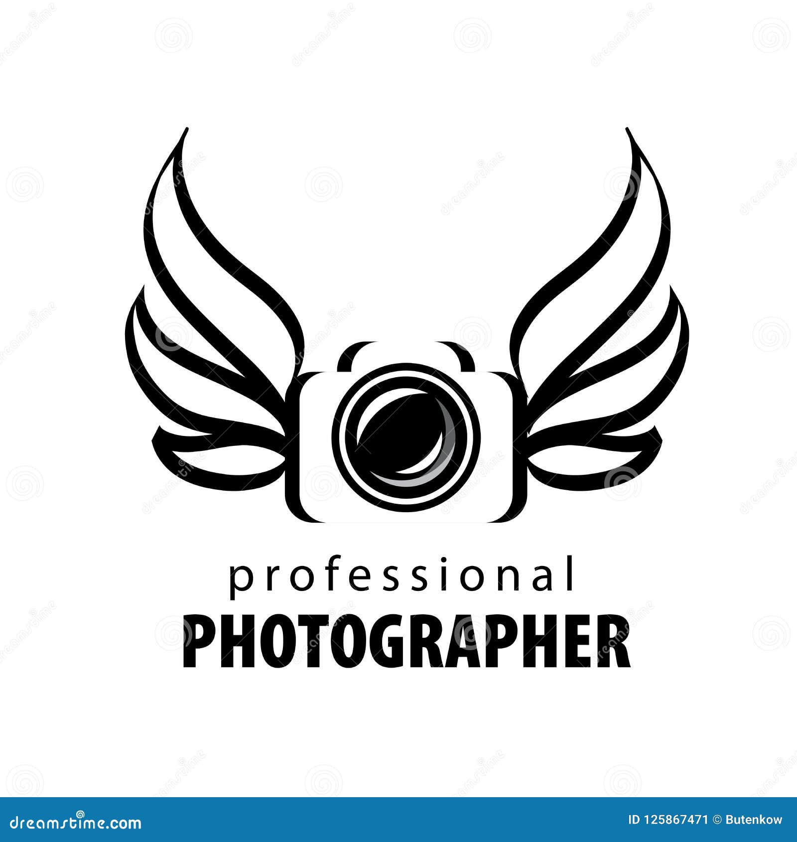 Vector Logo for Photographer Stock Vector - Illustration of frame ...