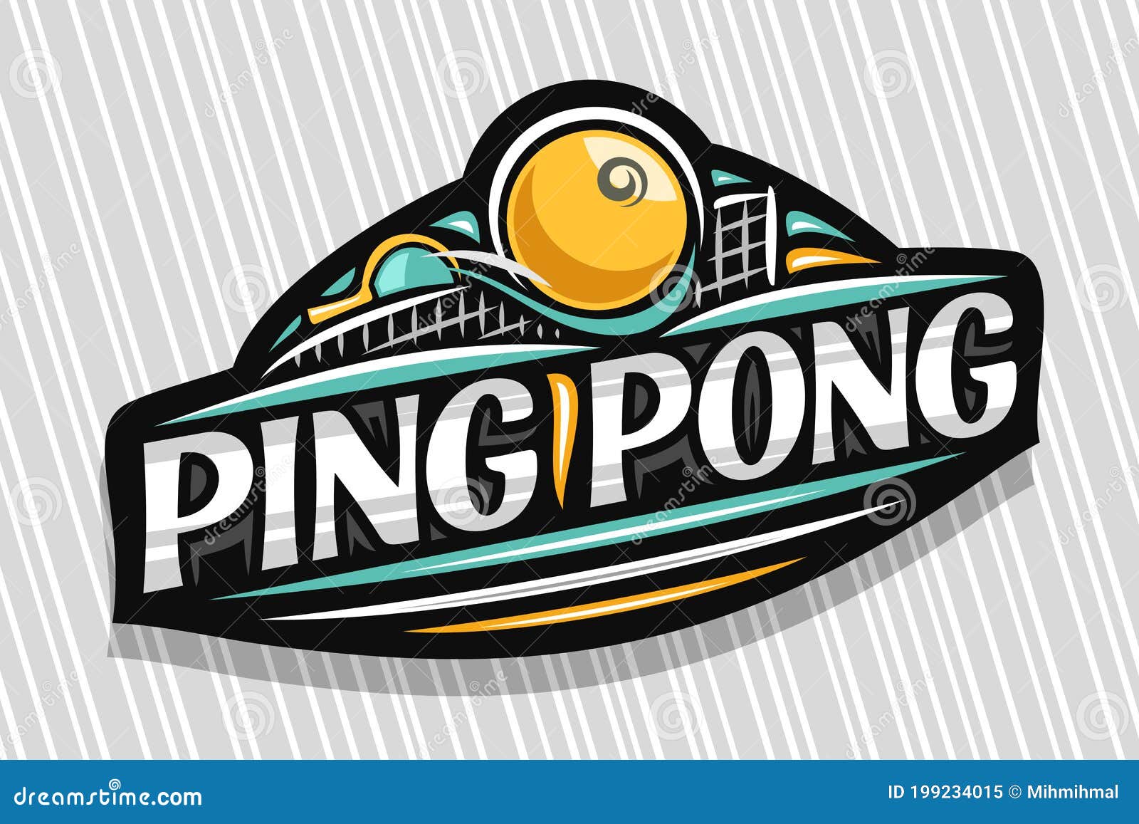  logo for ping pong