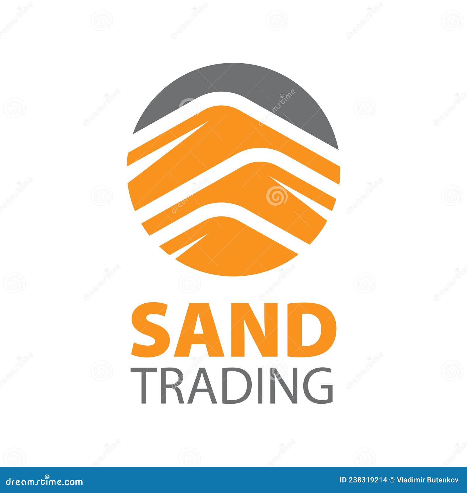 Vector Logo of Sand Mining and Trading Stock Vector - Illustration of  object, mover: 238319214, image size:1600x1690