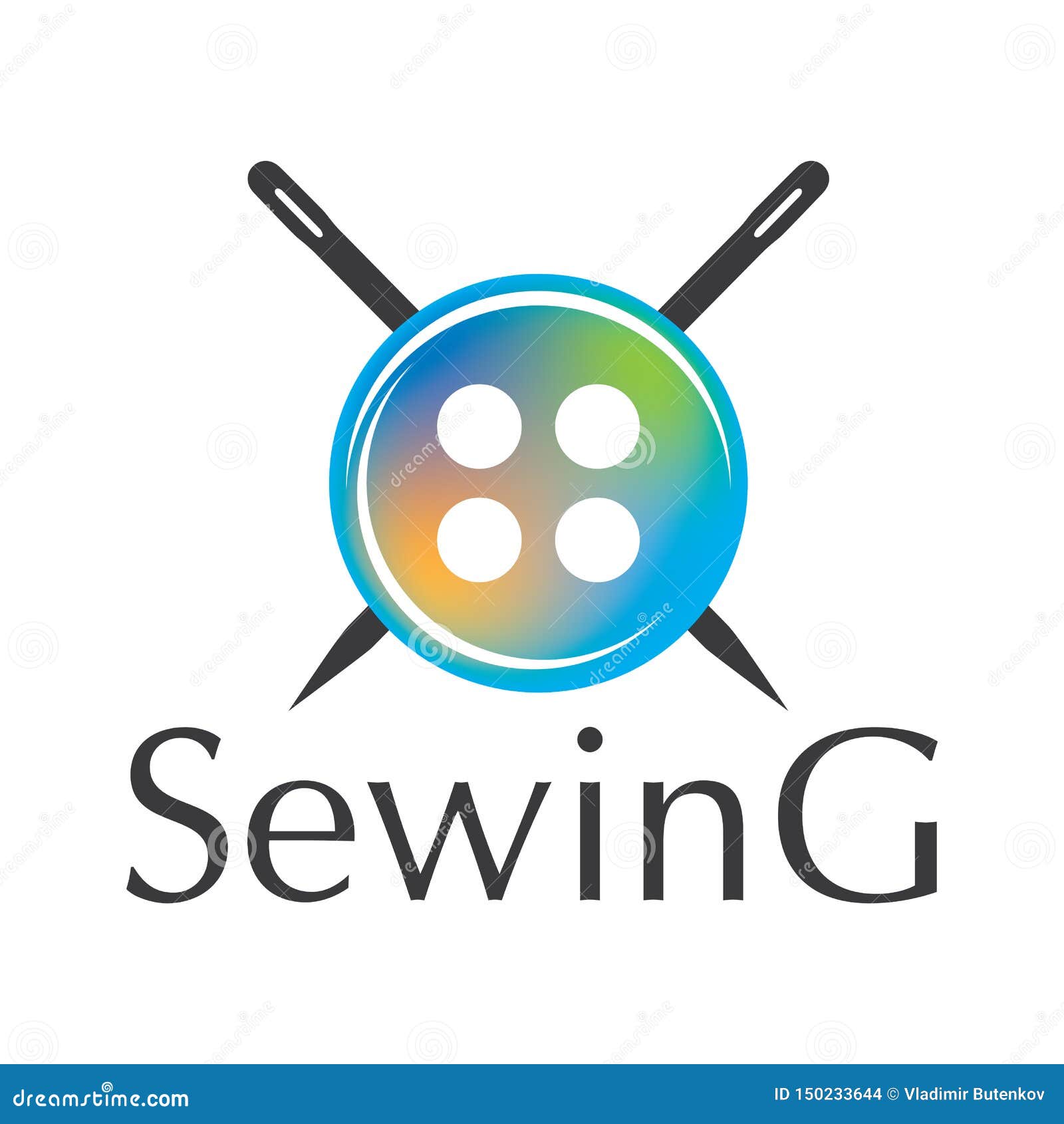 Vector Logo for a Sewing Tailor Stock Illustration Illustration of industry