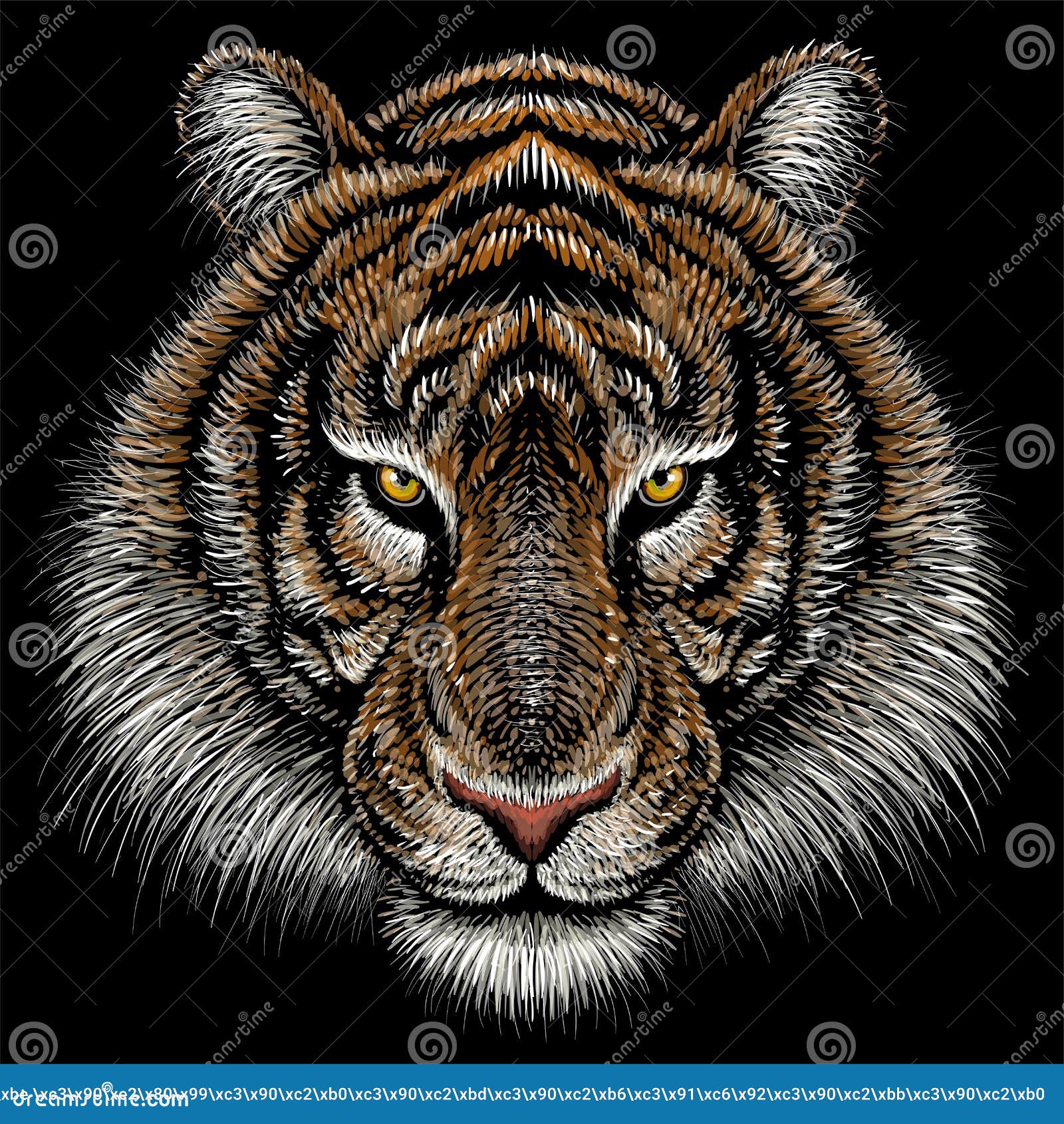 The Vector Logo Tiger for Tattoo or T-shirt Design or Outwear. Hunting Style Tigers Print on Black Background Stock Photo - Image of modern, animal: 168446720 The Vector Logo Tiger for Tattoo or T-shirt Design or Outwear. Hunting Style Tigers Print on Black Background Stock Photo - Image of modern, animal: 168446720