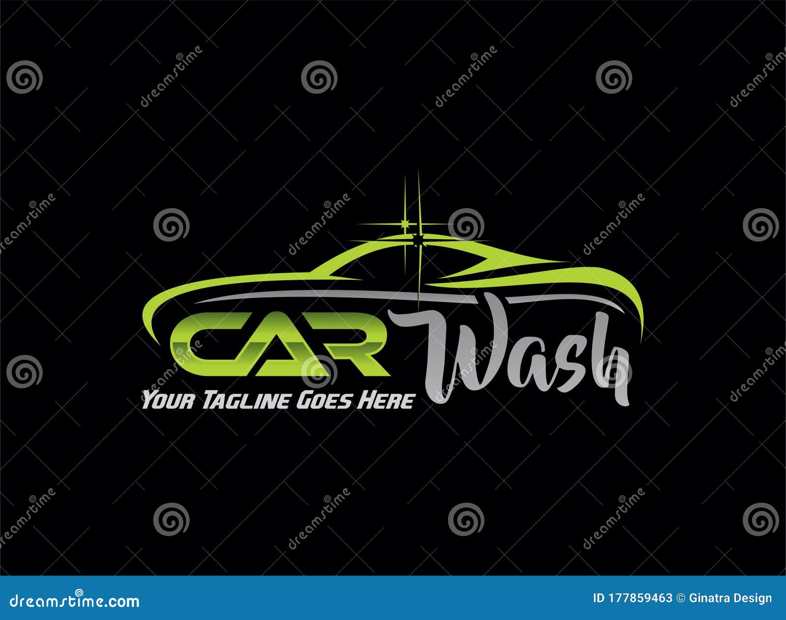 Car Wash Industry Vector Logo Stock Vector - Illustration of ...