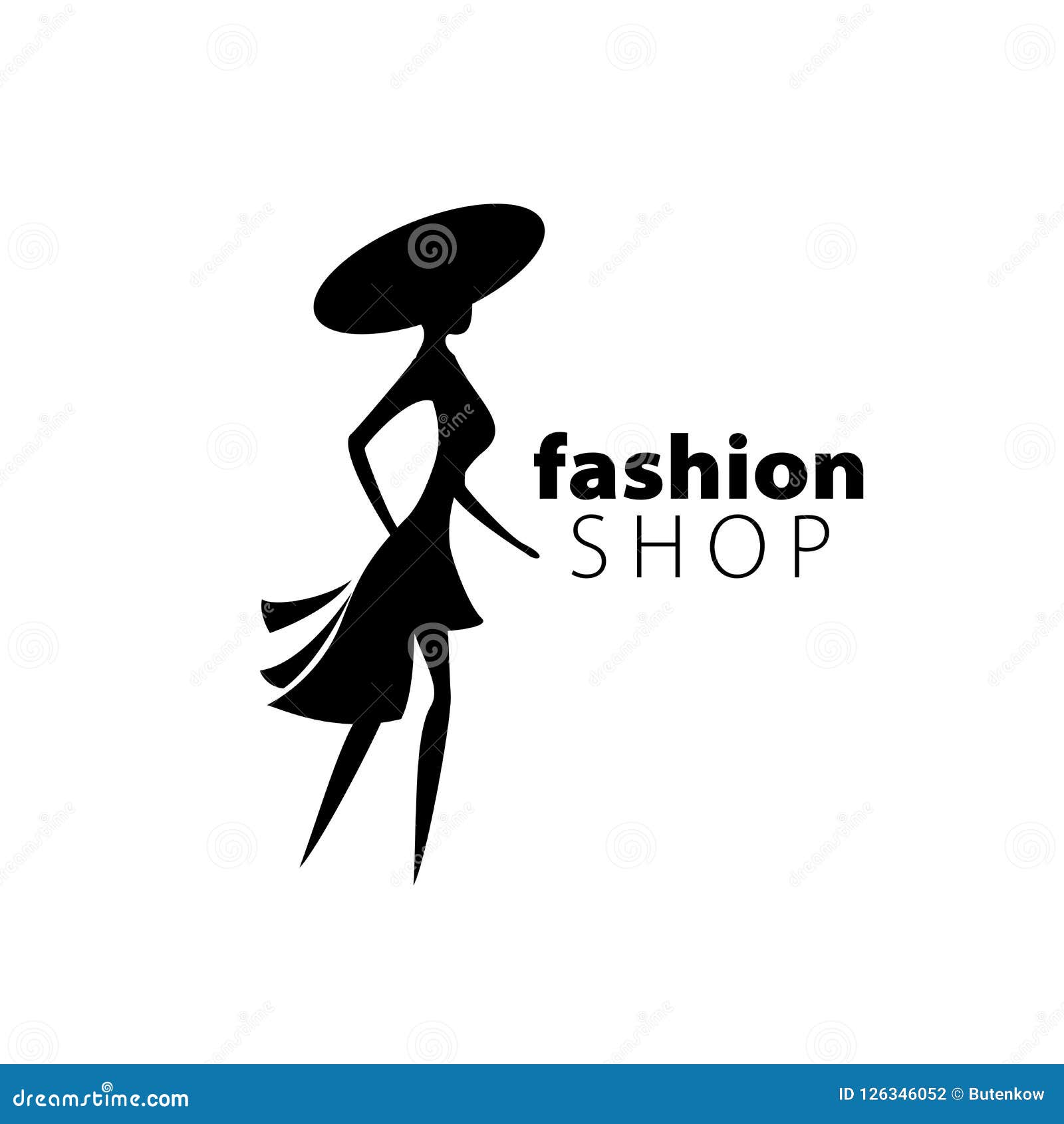 Vector logo girls stock vector. Illustration of decoration - 126346052