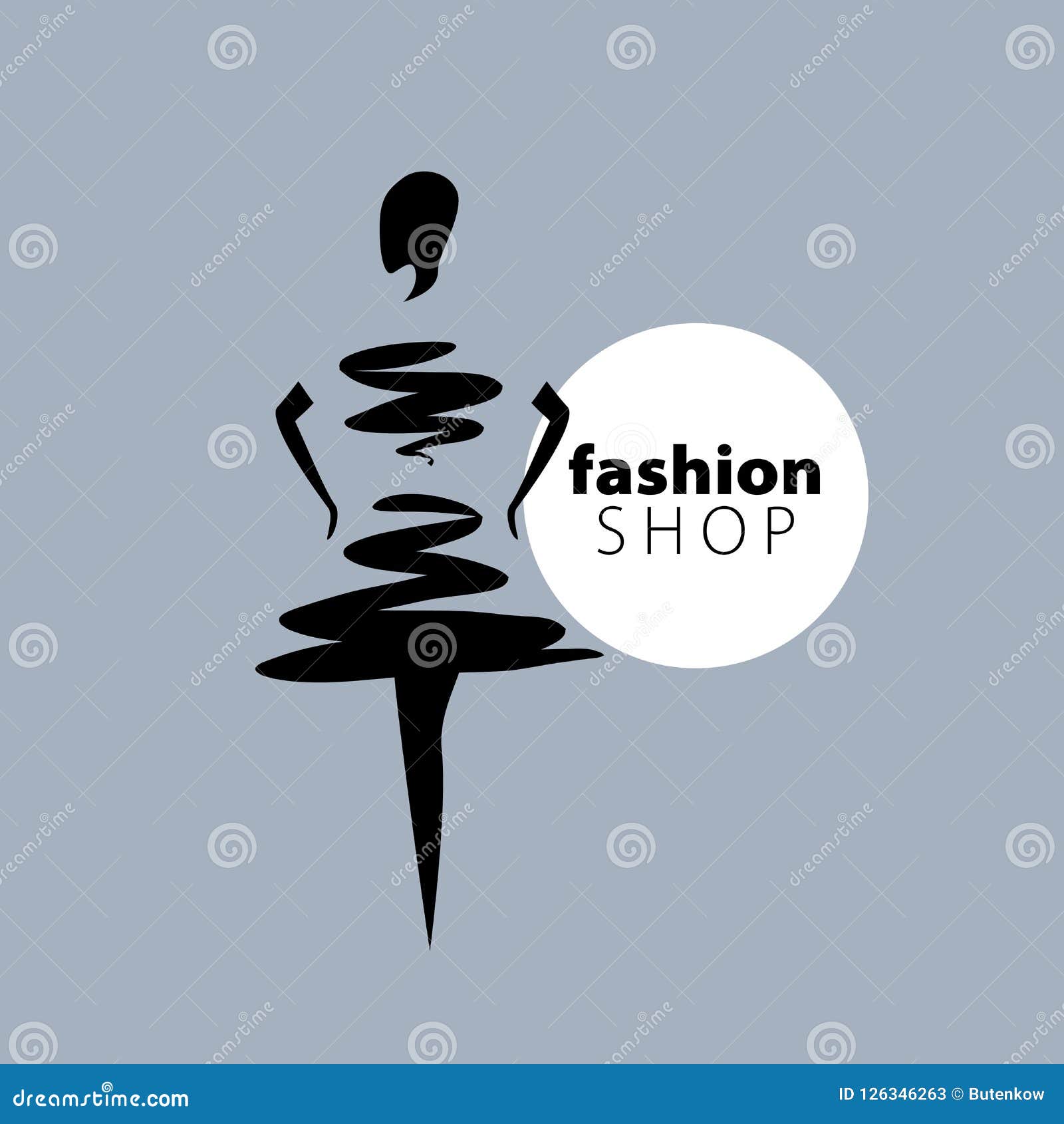 Vector logo girls stock vector. Illustration of sale - 126346263