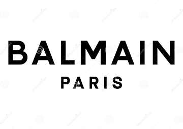 Balmain Logo editorial stock image. Illustration of world - 168878419