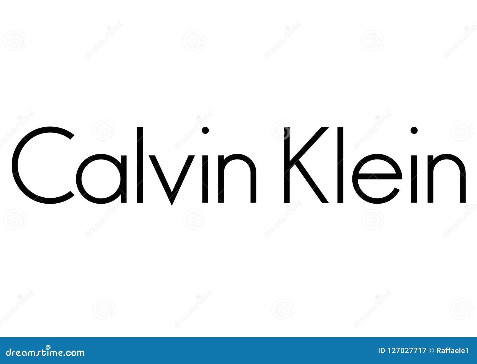 Calvin Klein Logo editorial photography. Illustration of famous - 127027717