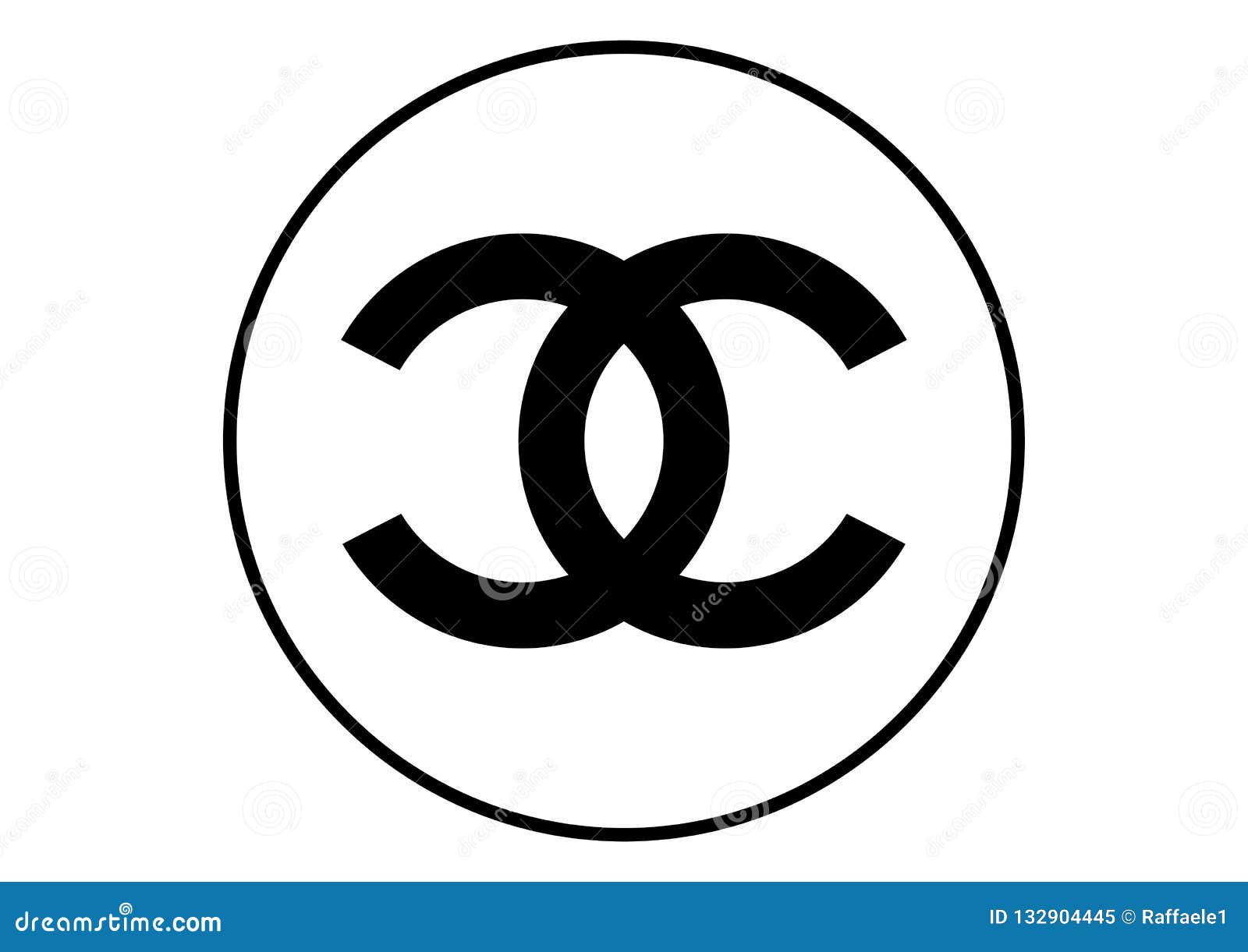 Chanel Logo editorial image. Illustration of world, logo - 132904445