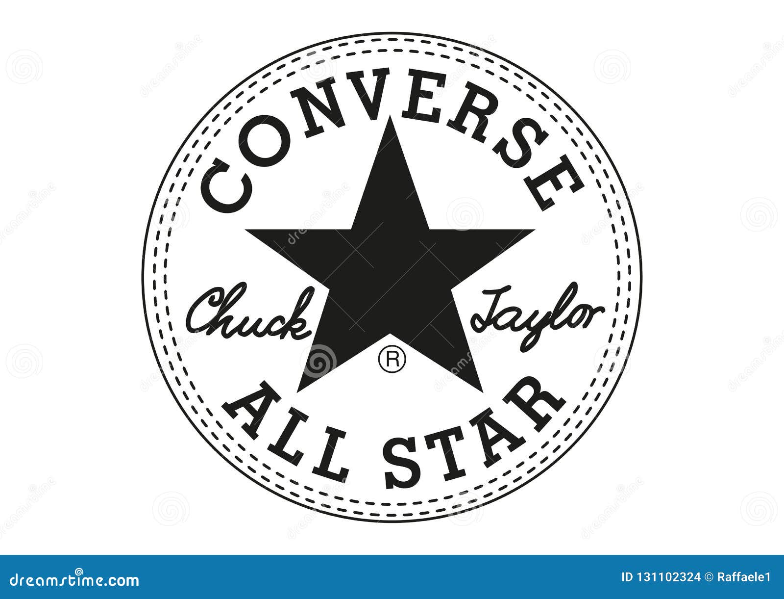 Converse Chuck Taylor All Star Logo Editorial Stock Image - Illustration of format, star: 131102324