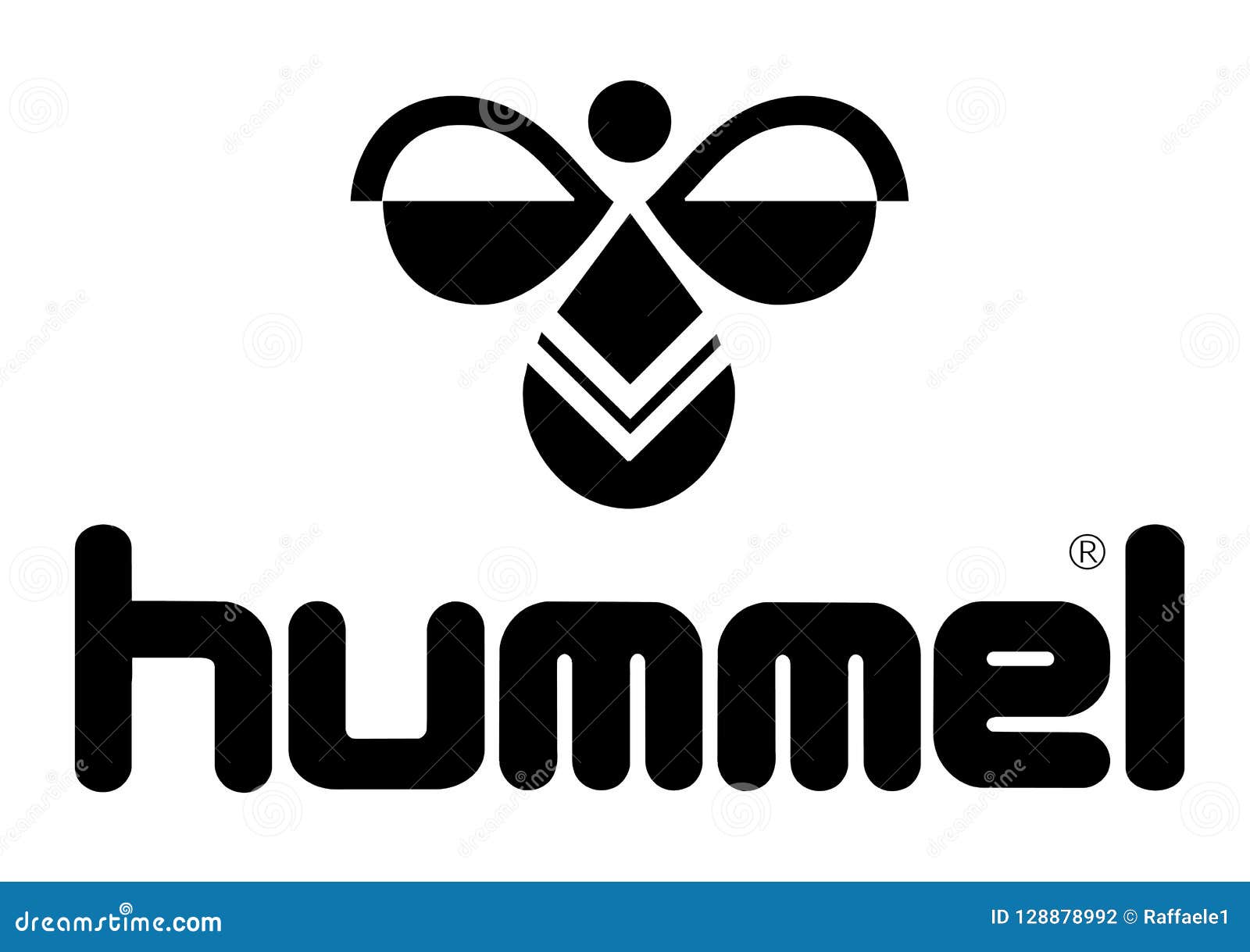 tilgive Frustration Gurgle Hummel Logo editorial photography. Illustration of available - 128878992