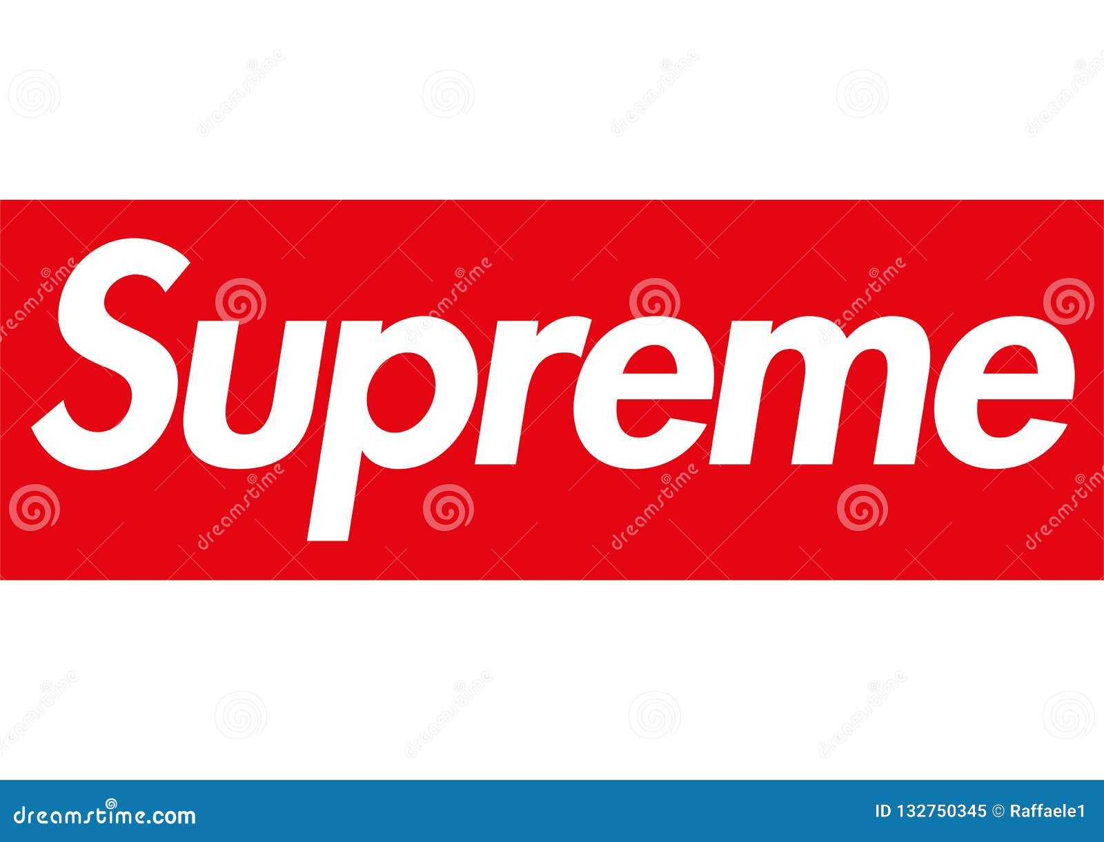 Supreme Logo Editorial Image Illustration Of Collection