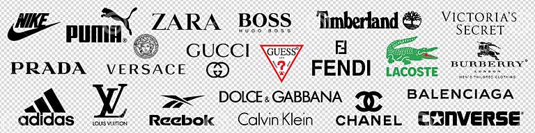 Vector Logos of Popular Clothing Brands Such As: Chanel, Louis Vuitton ...
