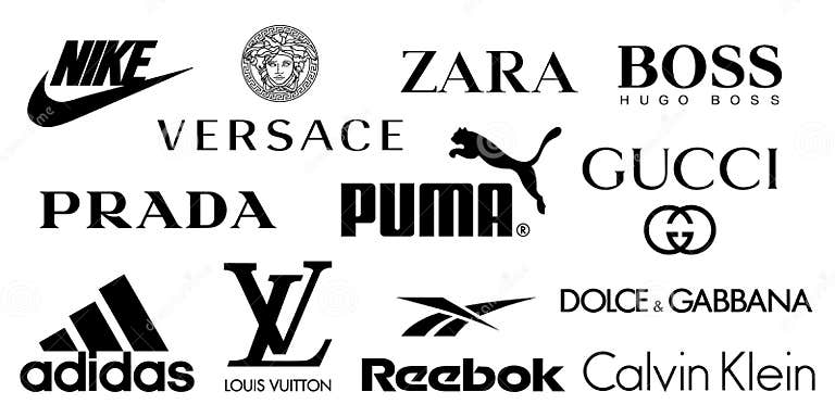 Vector Logos of Popular Clothing Brands Such As: Chanel, Louis Vuitton ...