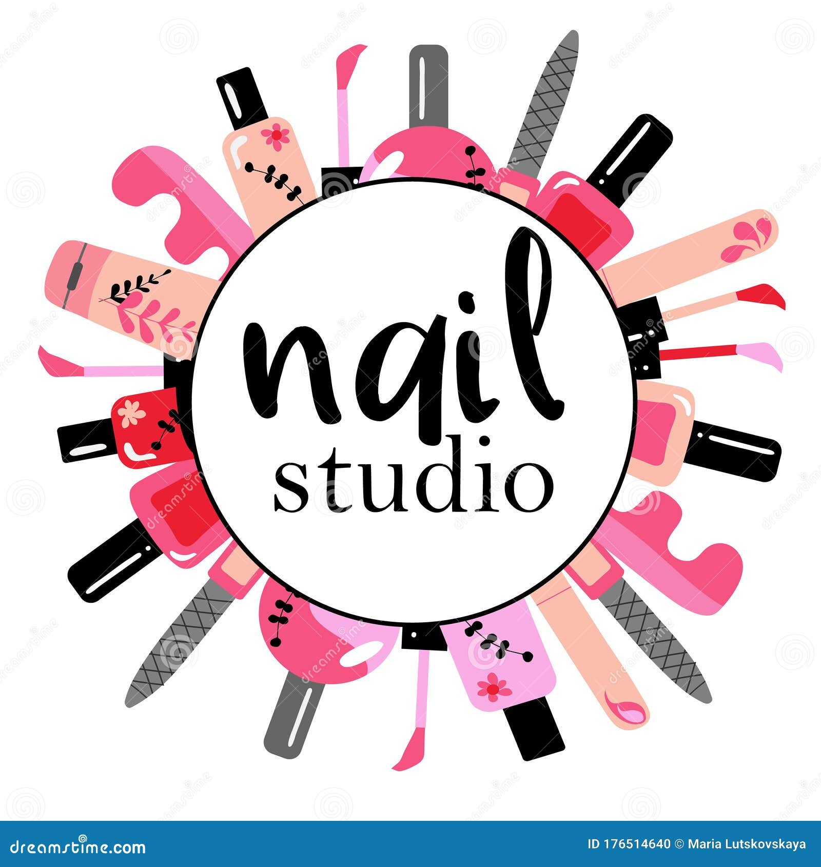 Finger & Nail Logo - Turbologo Logo Maker