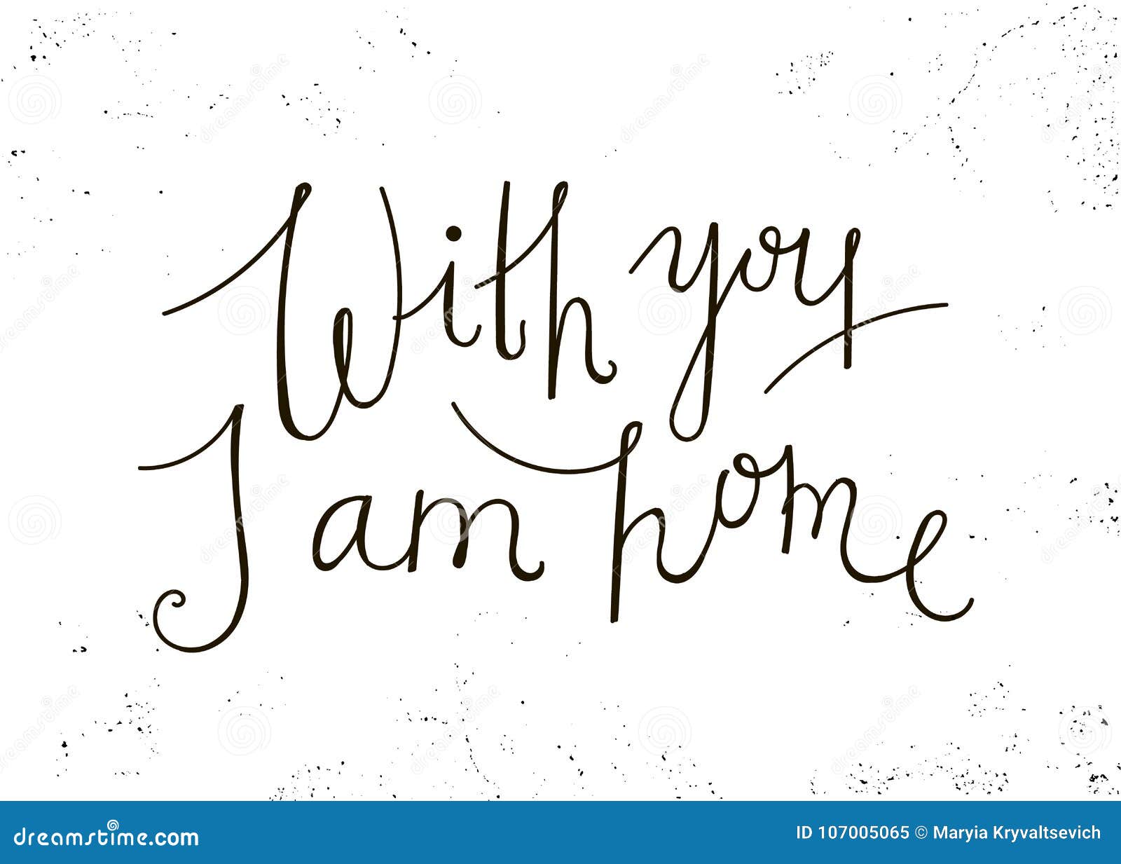 Vector Love Quote Lettering, Hand Drawn Saying. Stock Vector ...