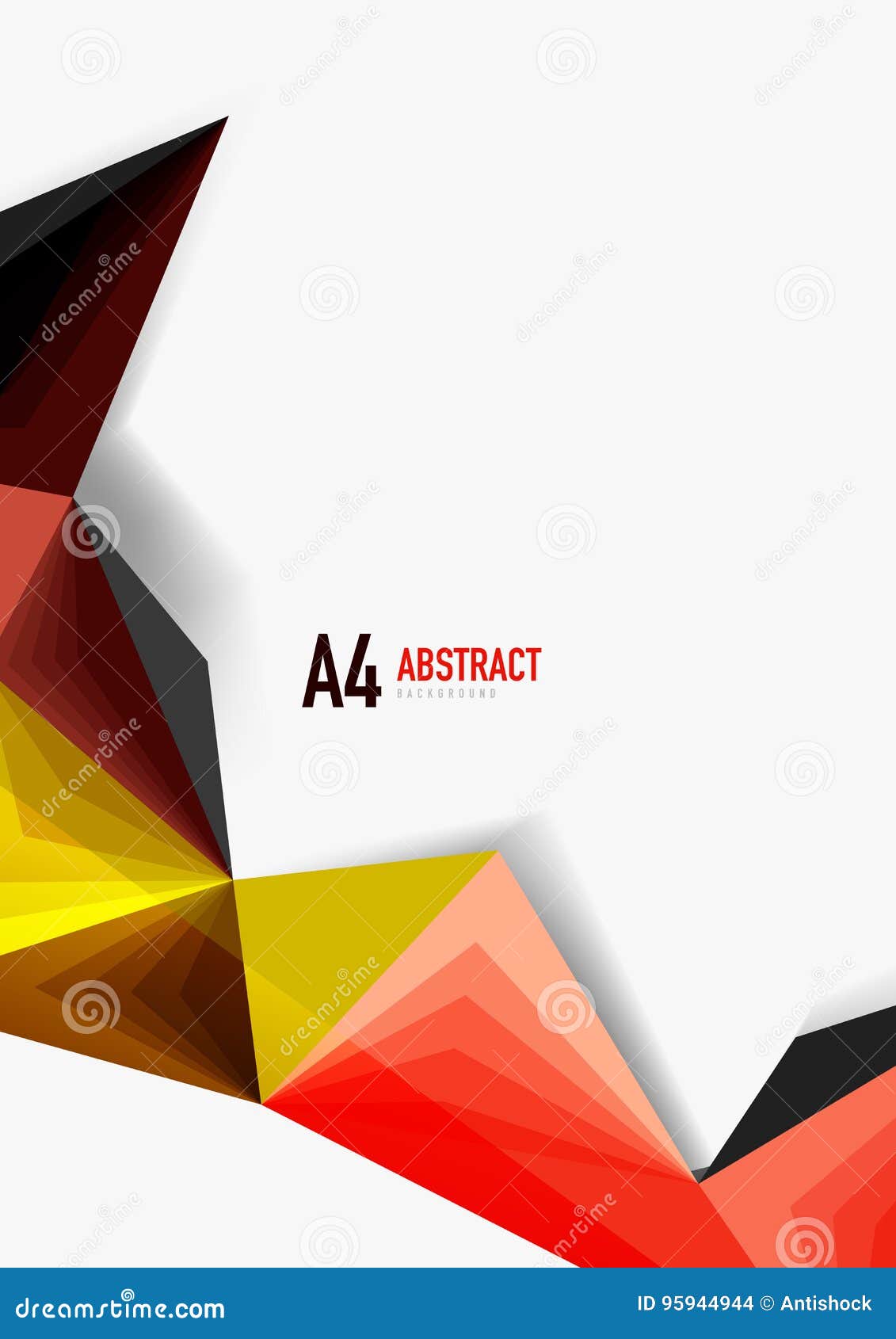 vector low poly style 3d triangle line stock vector illustration
