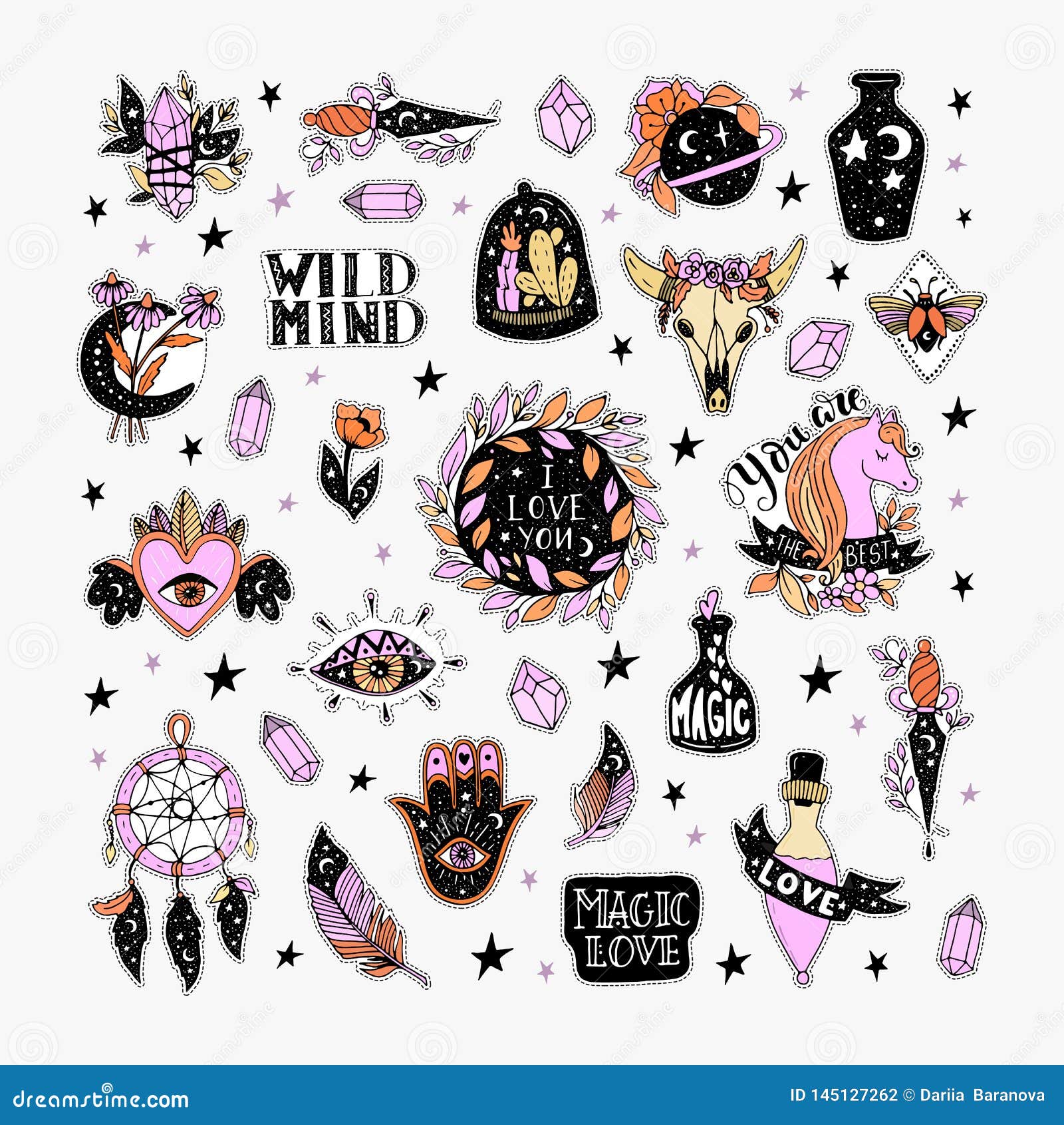 Witch Hat JPG Spells PNG Tarot Print and Cut Sorcery Digital Download Witchcraft Clipart Magical Clipart Witchy Stickers Potion