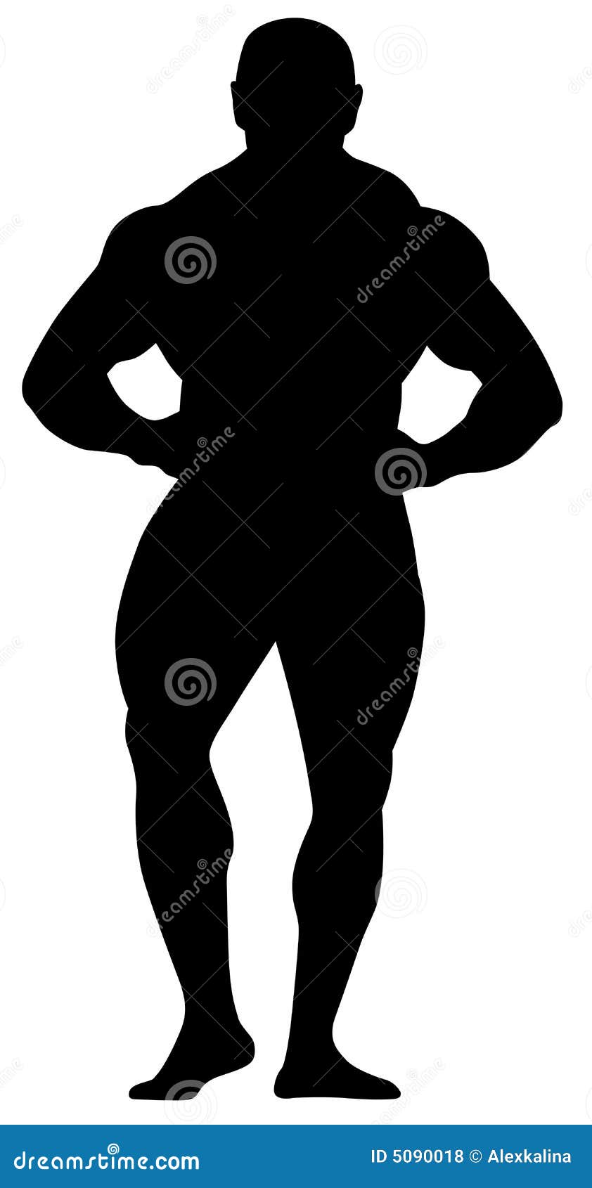 Vector man illustration stock vector. Illustration of silhouette - 5090018