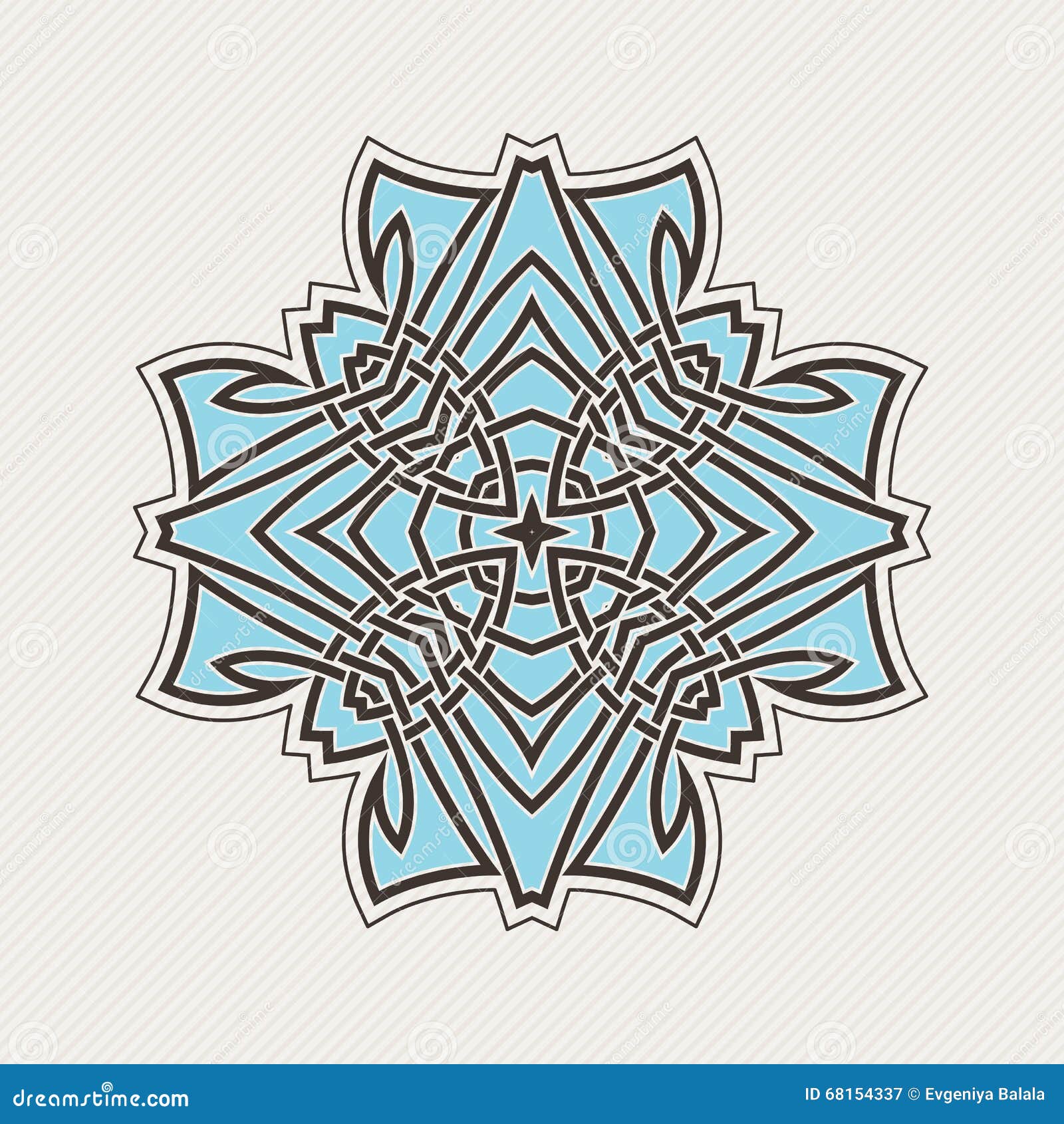 Download Vector Mandala. Gothic Lace Tattoo. Celtic Weave With ...