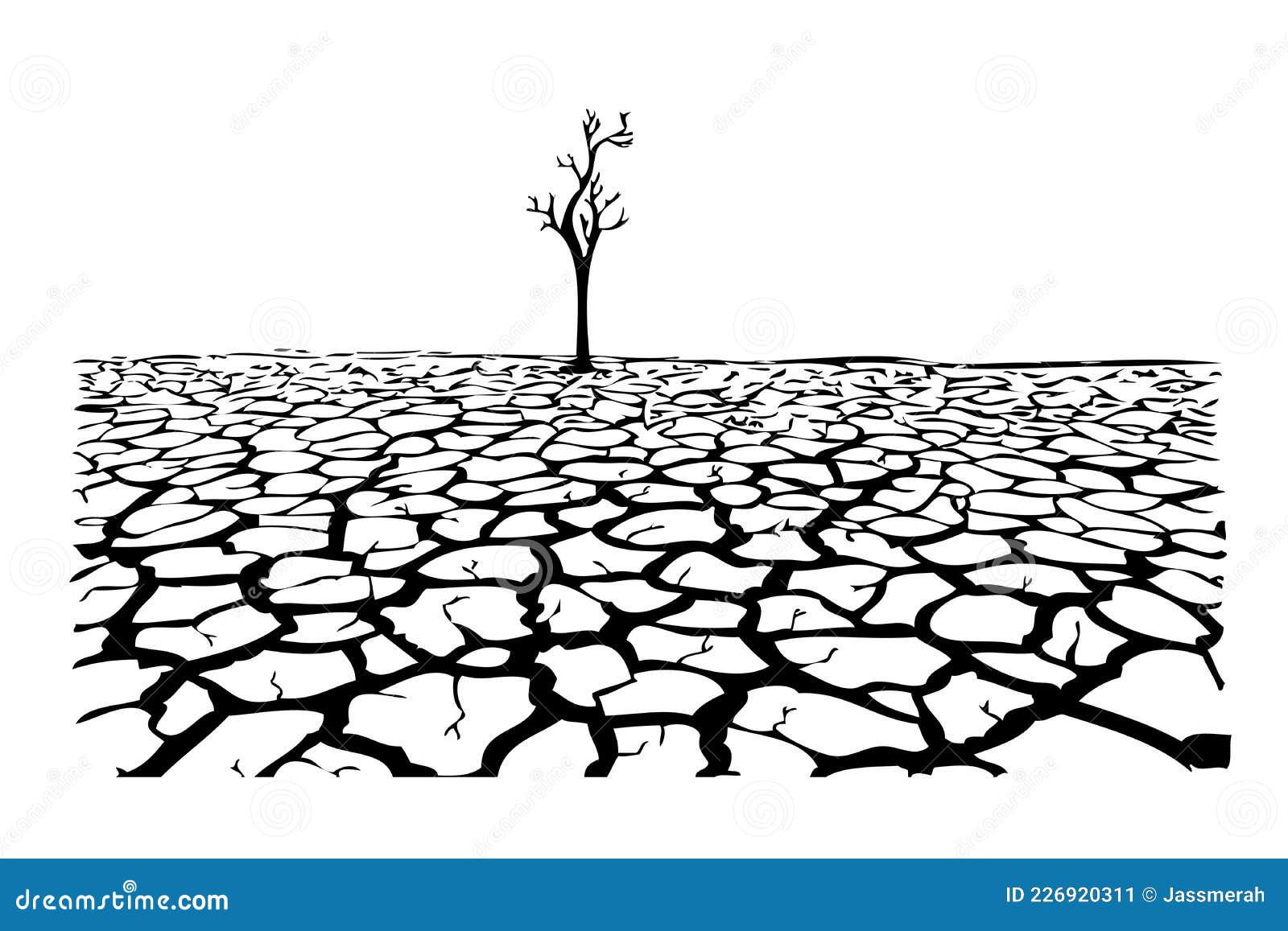 Manual Draw Sketch Crack Land Dead Stock Vector (Royalty Free) 2022425777 |  Shutterstock