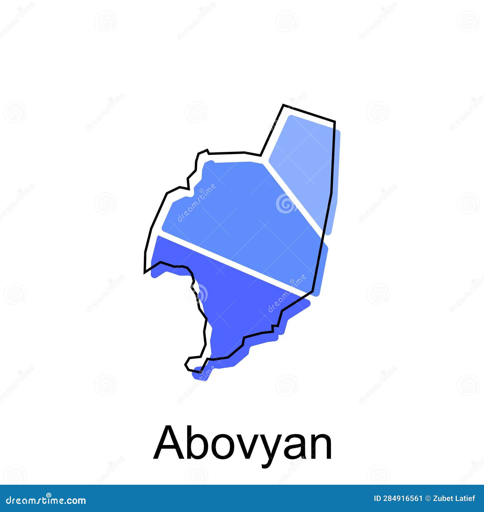 Armenia Political Map stock vector. Illustration of abovyan - 103857537