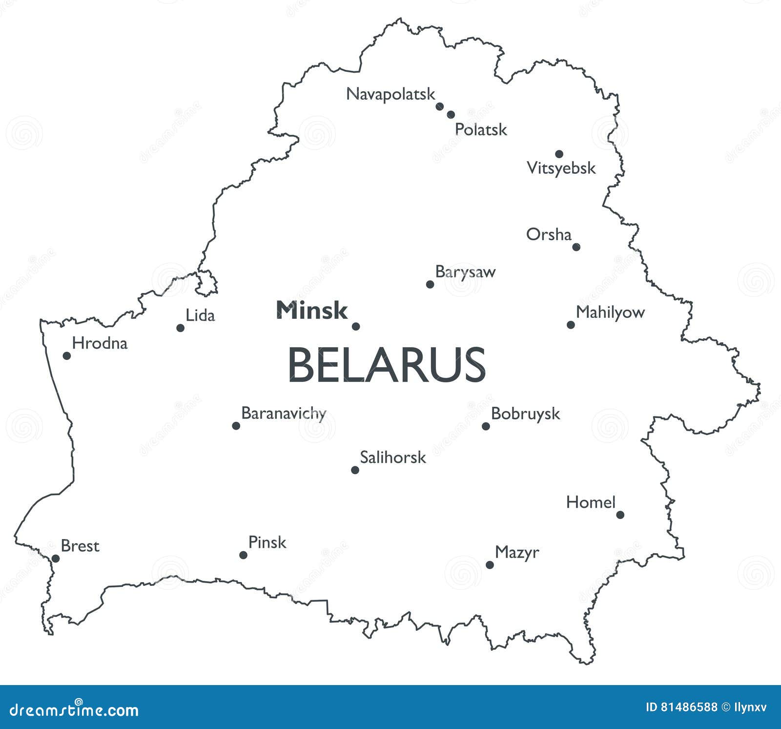  map of belarus