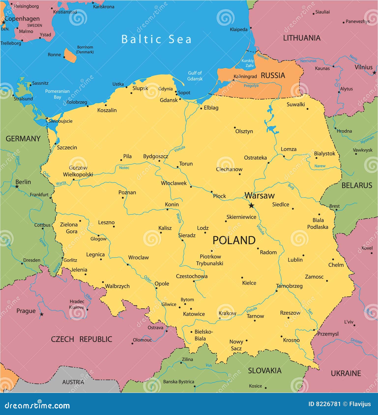  map of poland