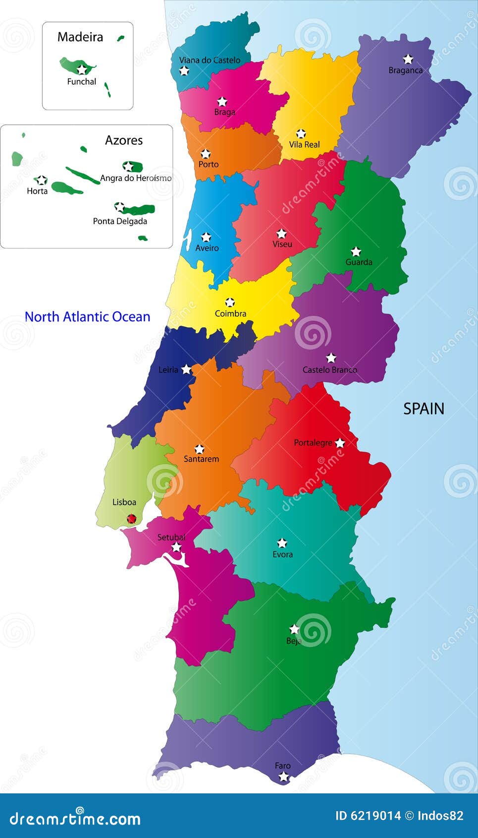 Portugal Map Stock Illustrations – 10,477 Portugal Map Stock