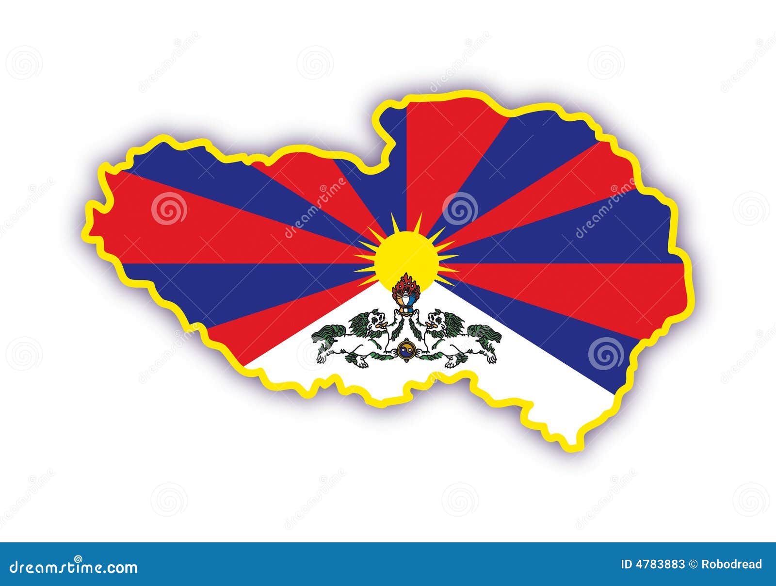  map tibet