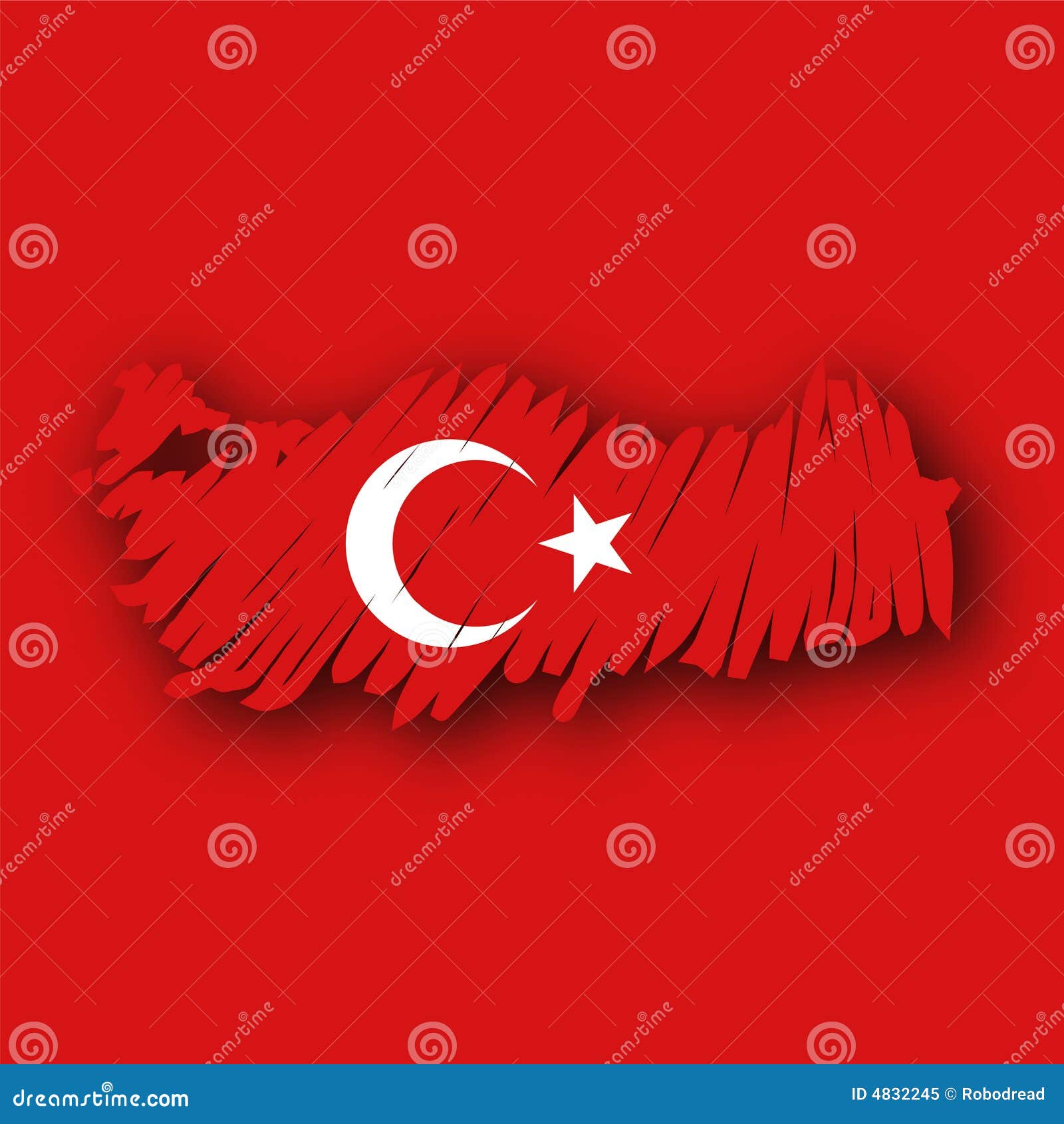 Vector map Turkey stock vector. Illustration of brush 4832245