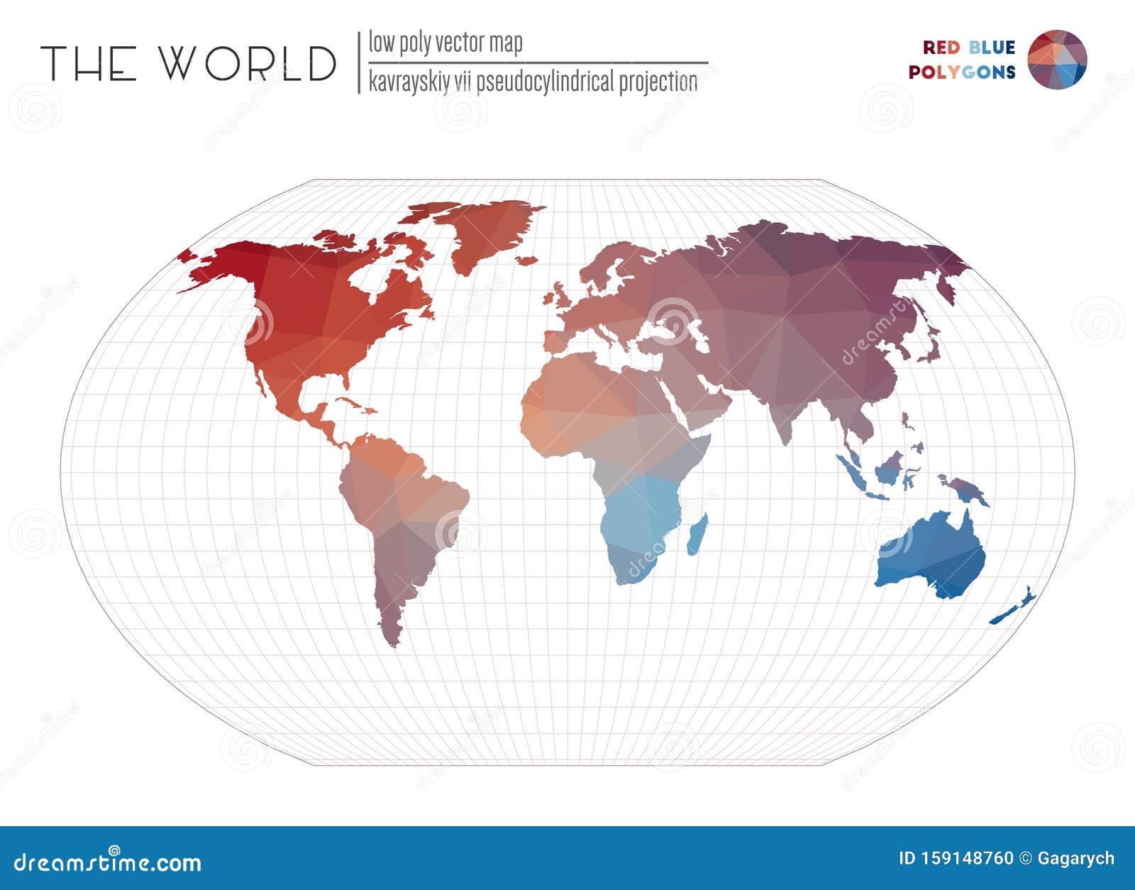 Vector map of the world. stock vector. Illustration of graphic 159148760
