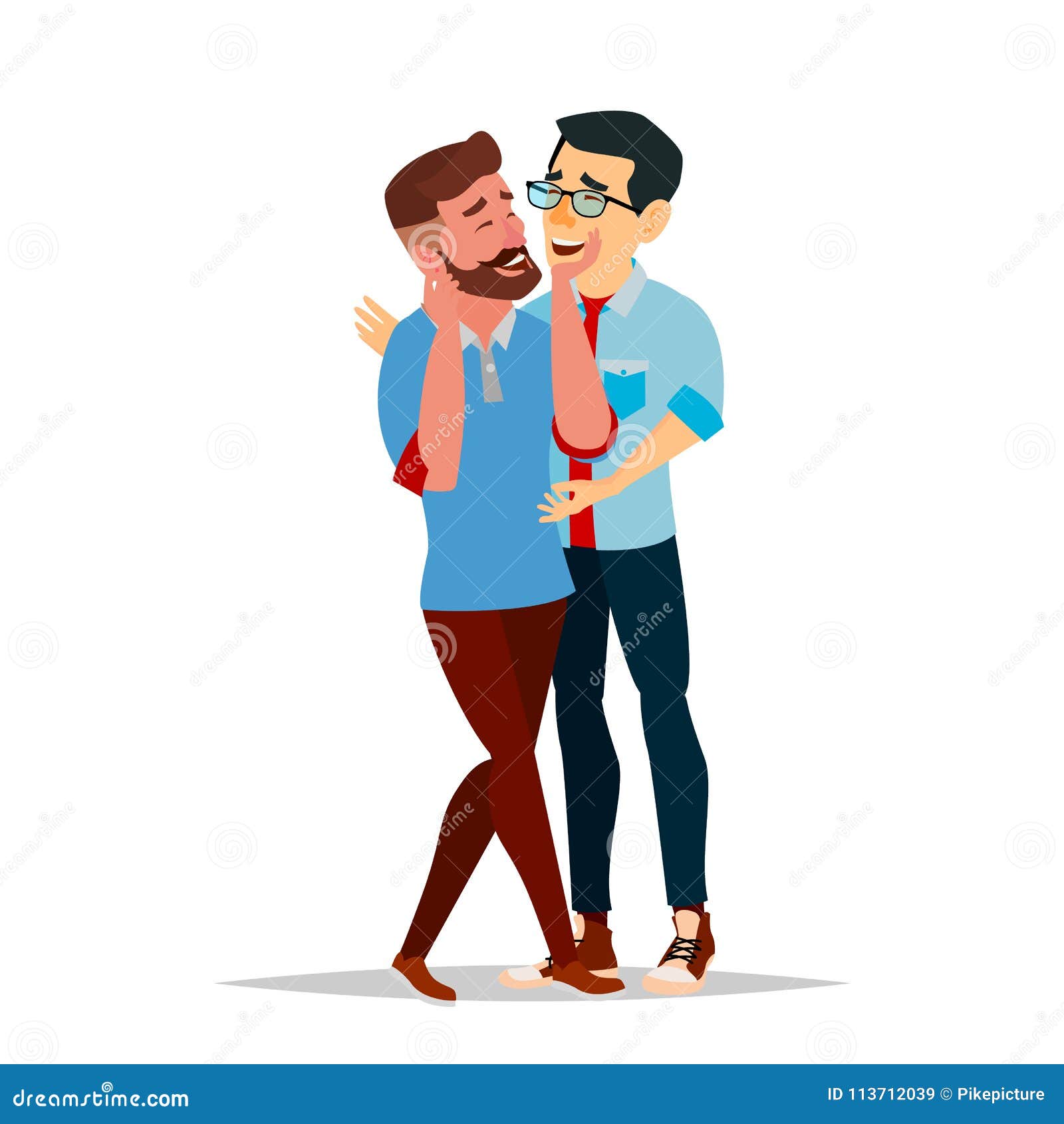 Vector Masculino Gay De Los Pares Relación Homosexual Romántica LGBT  Ejemplo Plano Aislado Del Personaje De Dibujos Animados Ilustración del  Vector - Ilustración de aislado, pares: 113712039