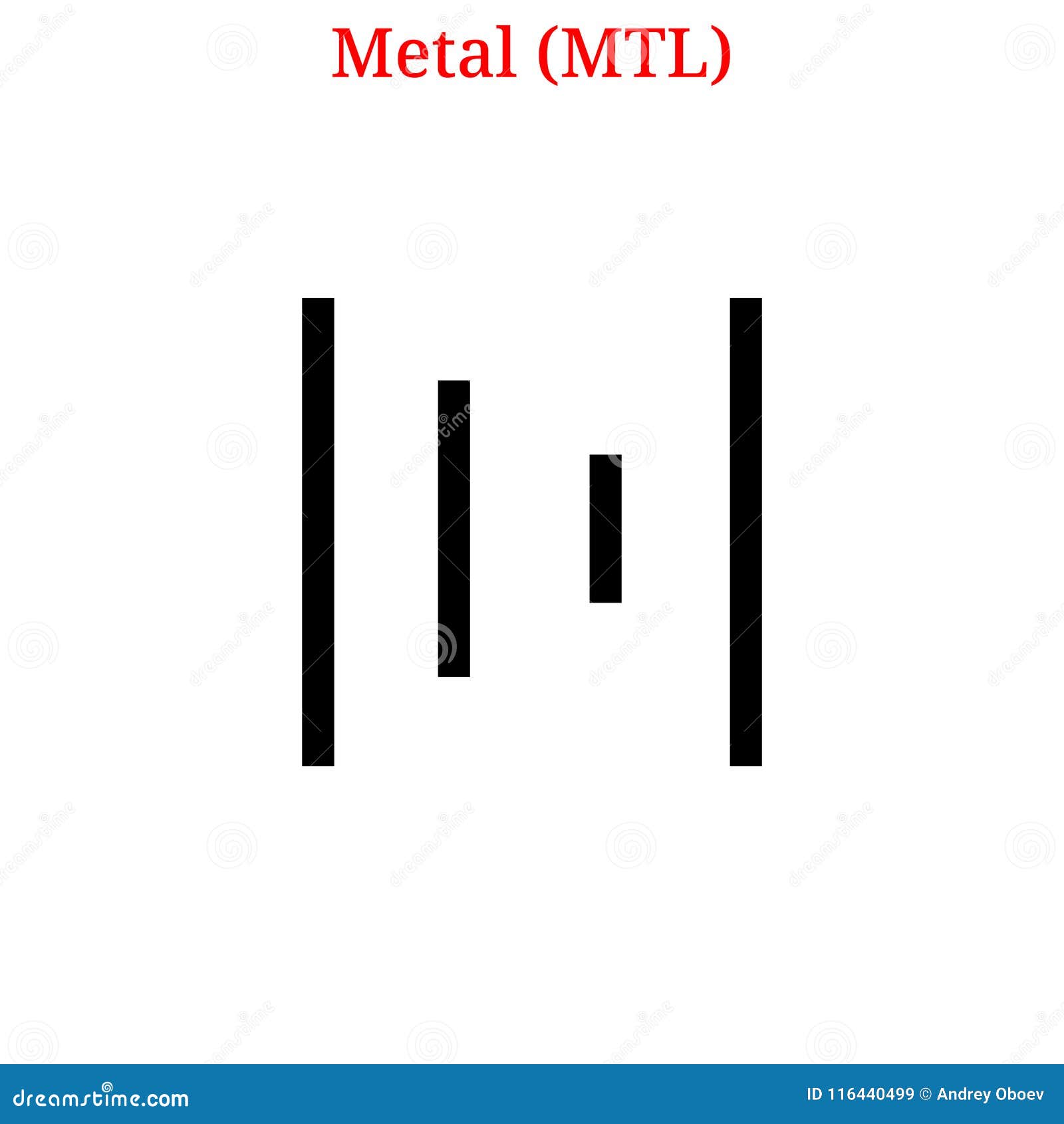 Vector Metal MTL logo stock vector. Illustration of ...