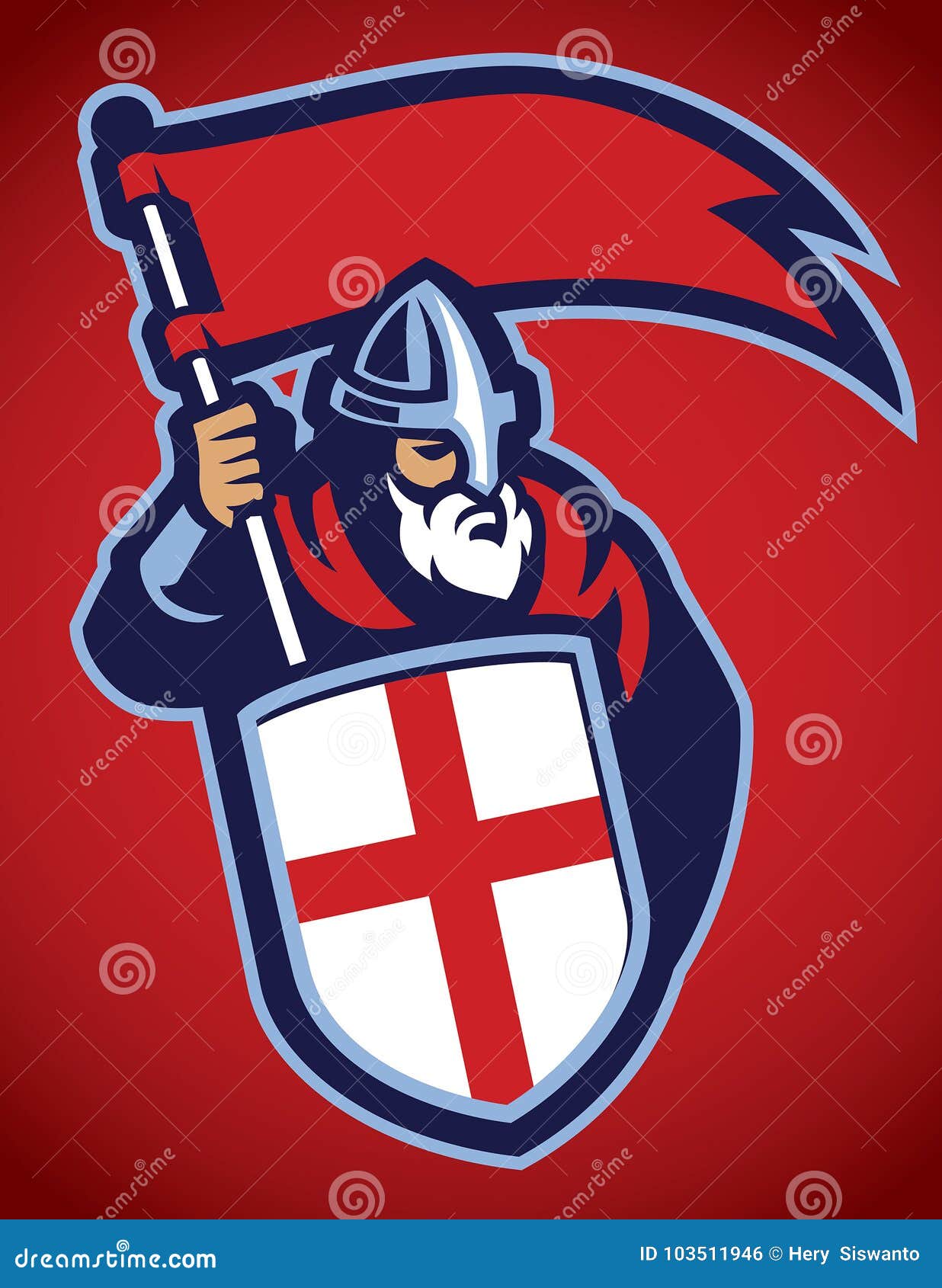 middle age warrior in sport varsity style