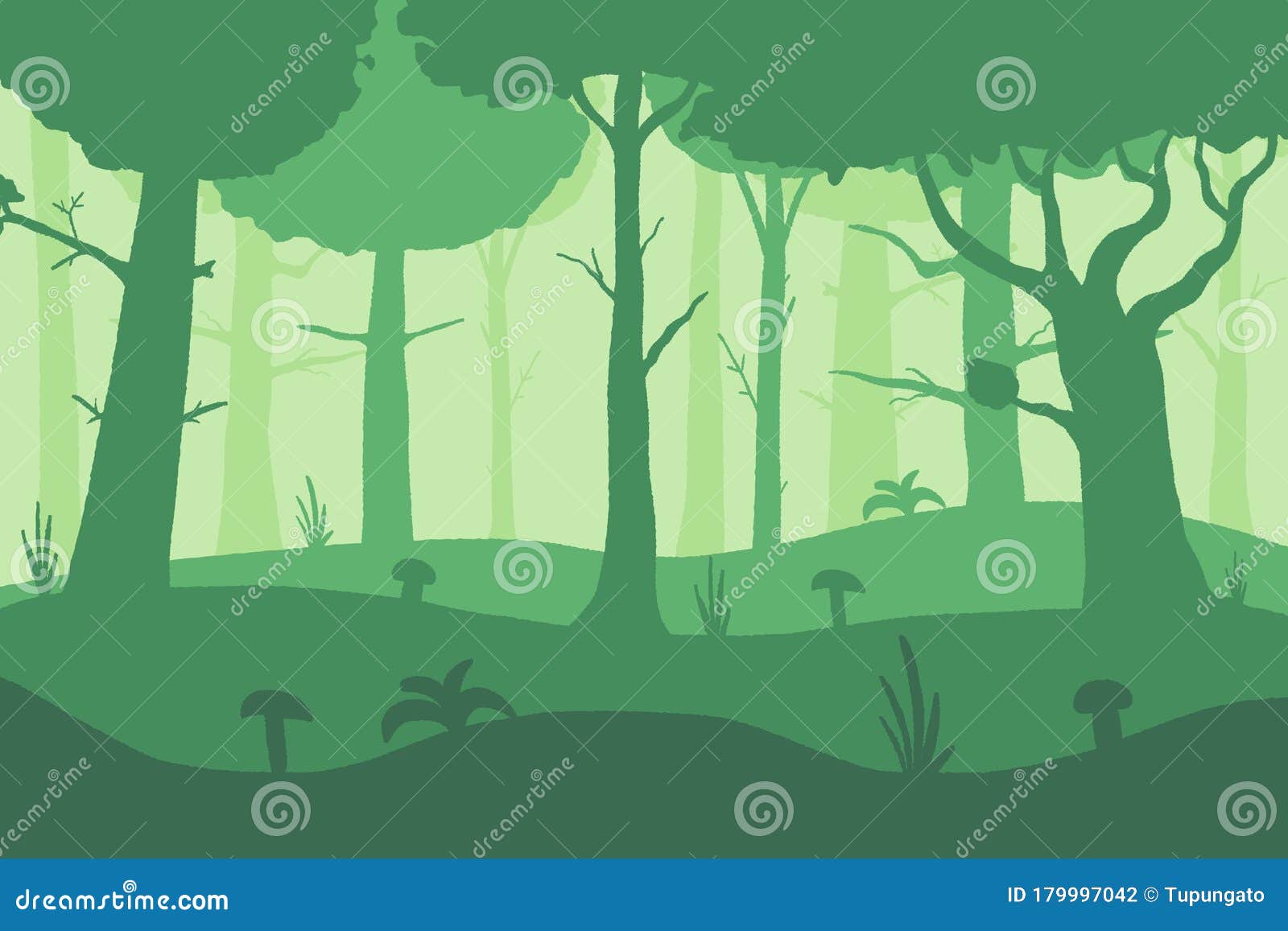  misty forest background