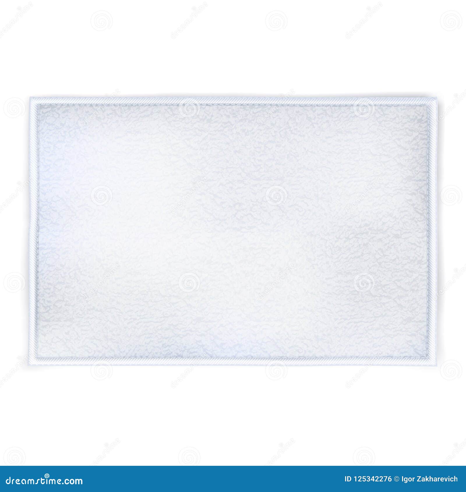 white unfolded towel