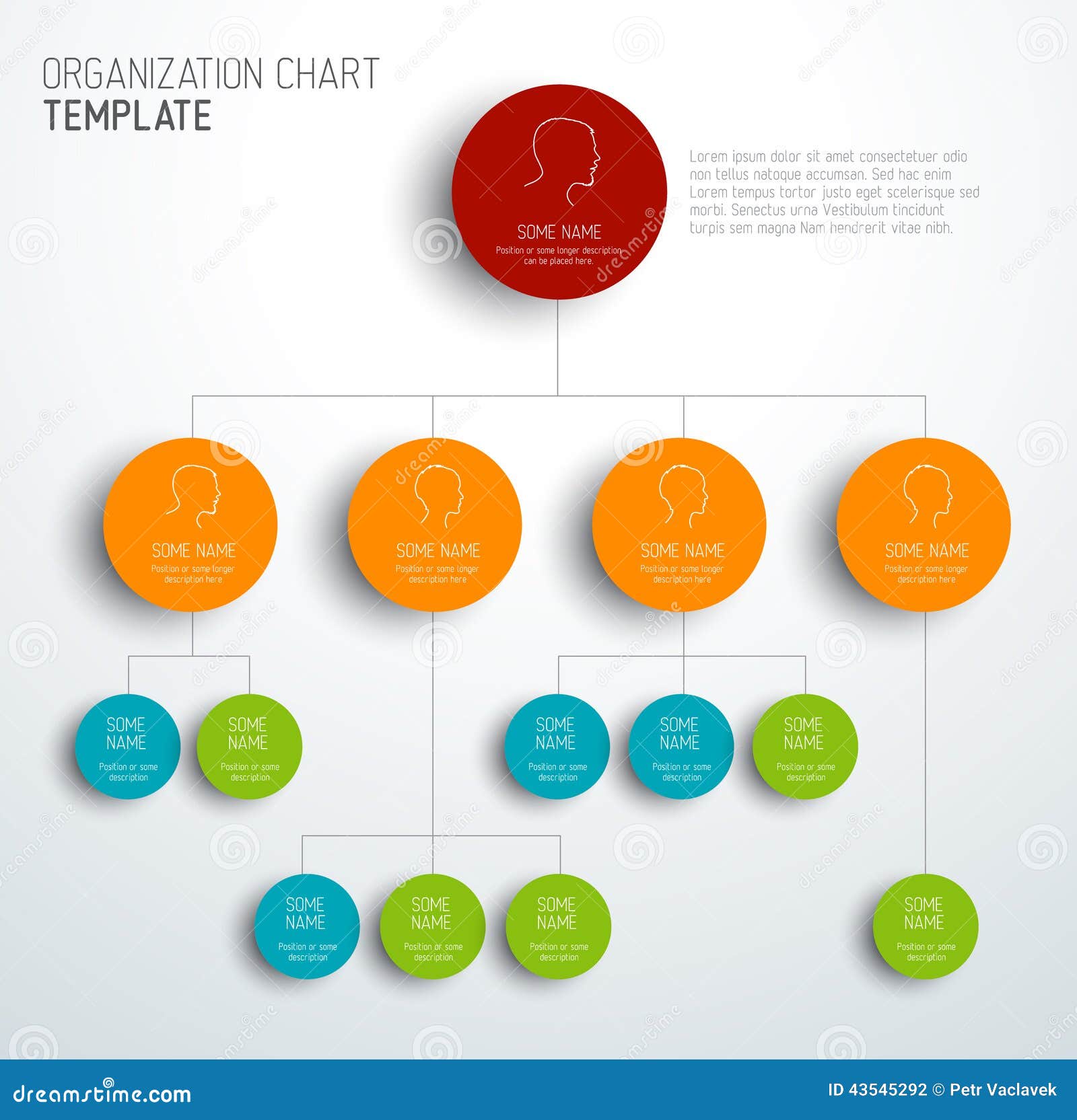 Free Circular Organizational Chart Template