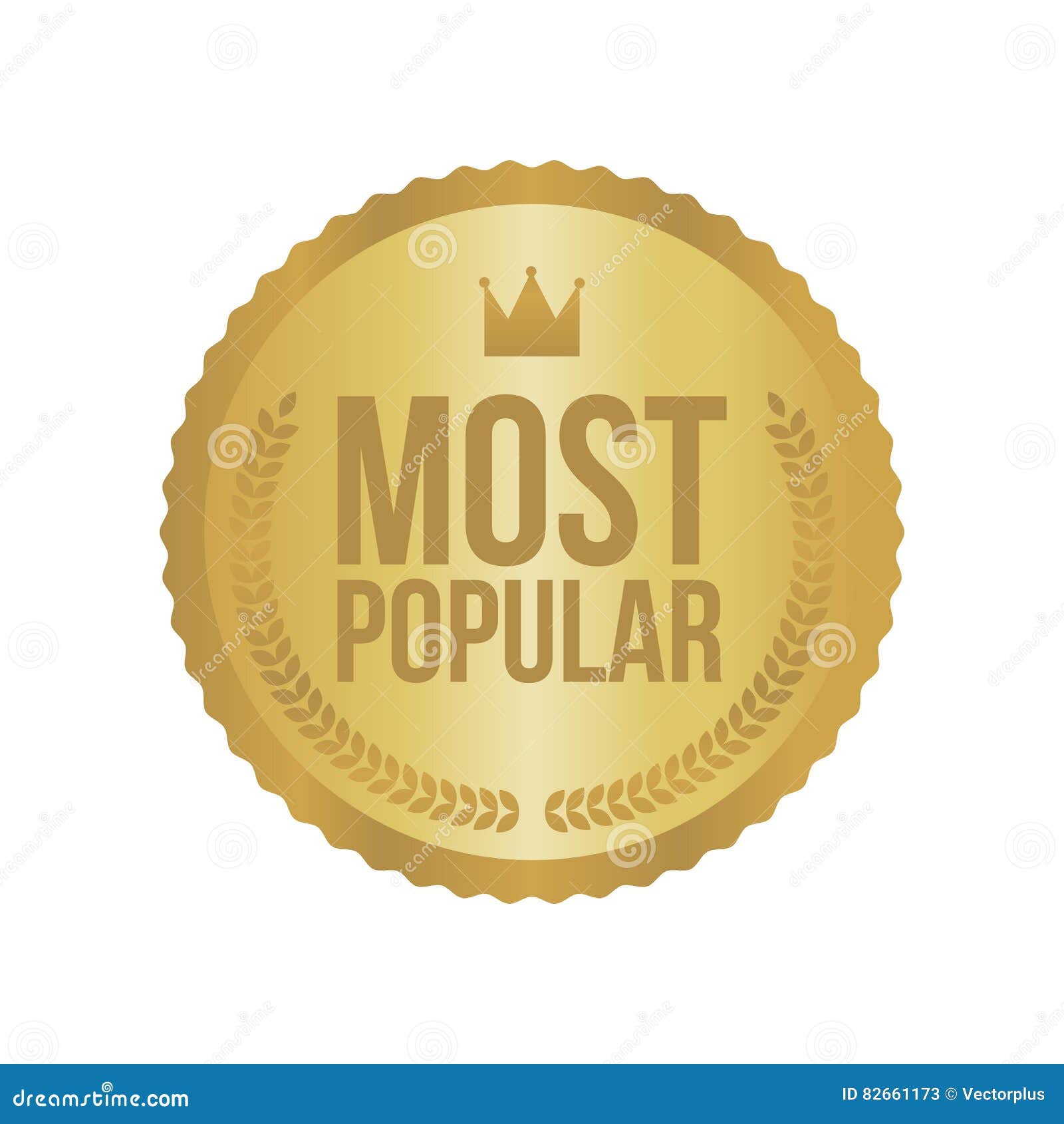  most popular gold sign, round label