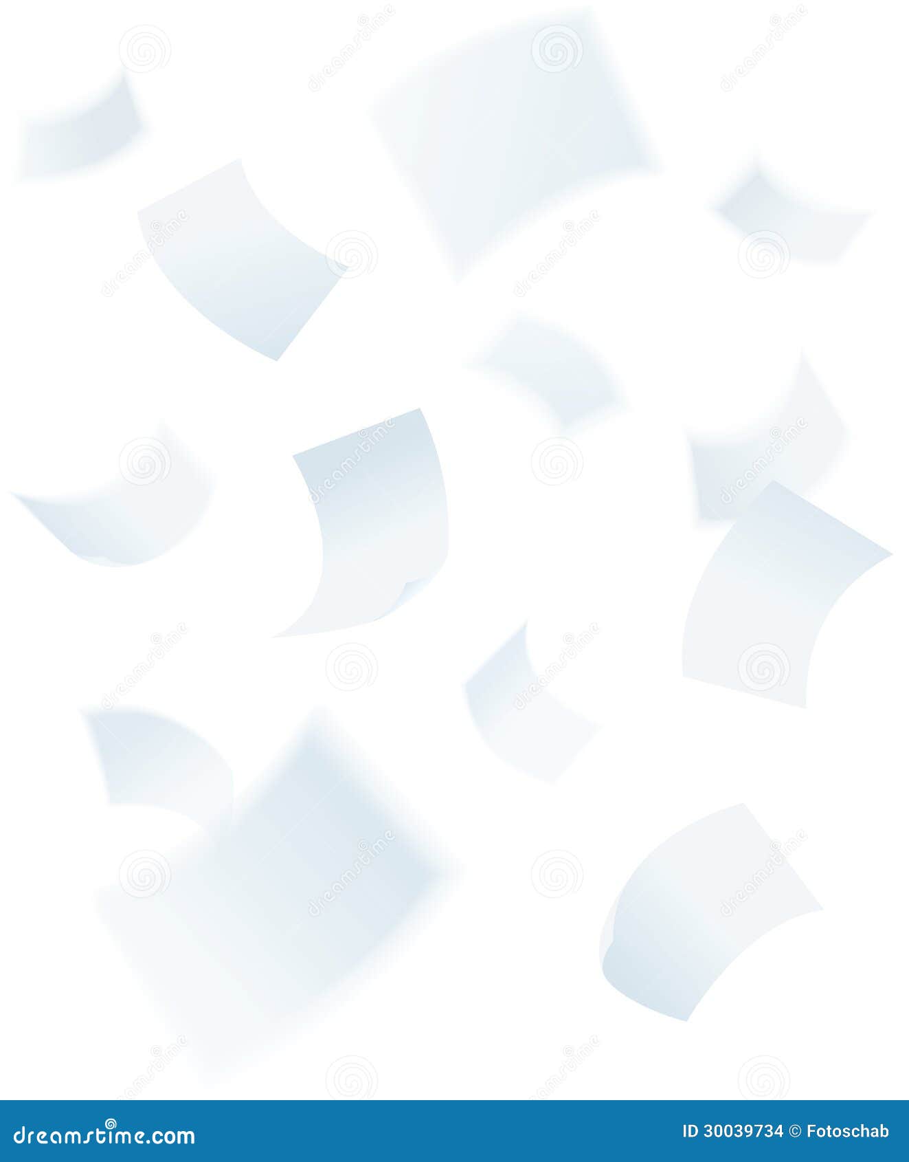 Paper falling down, vector stock vector. Illustration of confetti