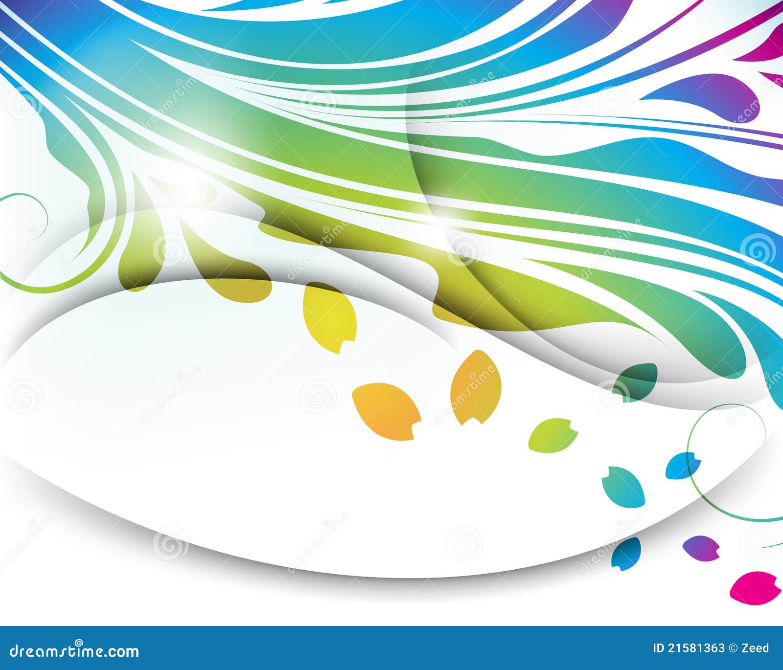 Vector Multicolor Abstract Leaf Background Stock Vector - Illustration of  pastel, falling: 21581363