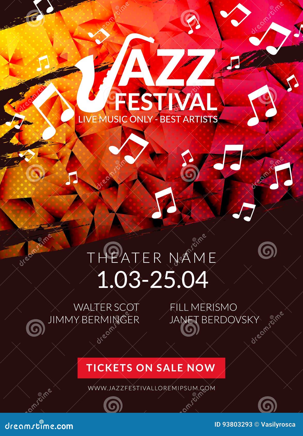  musical flyer jazz festival. music poster background festival brochure flyer template.