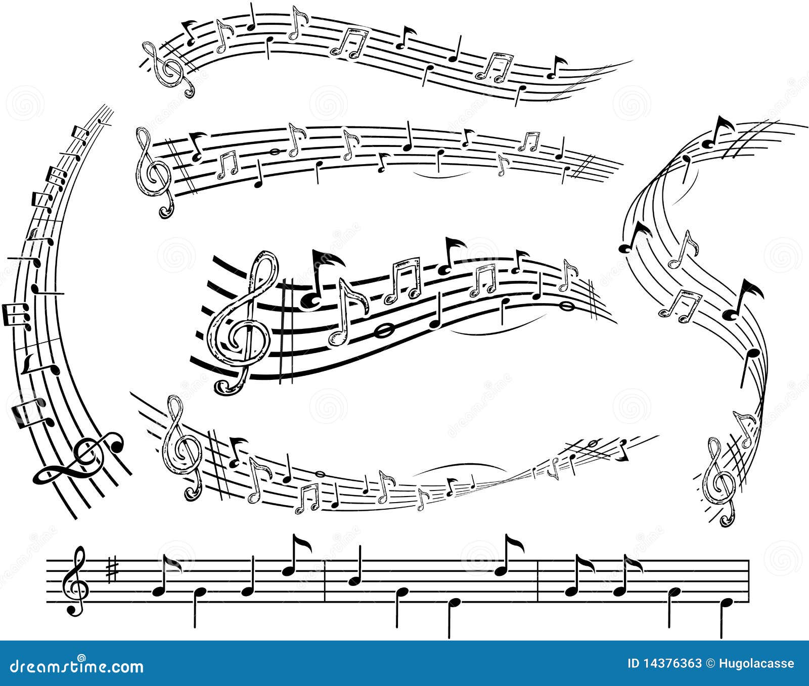  musical notes